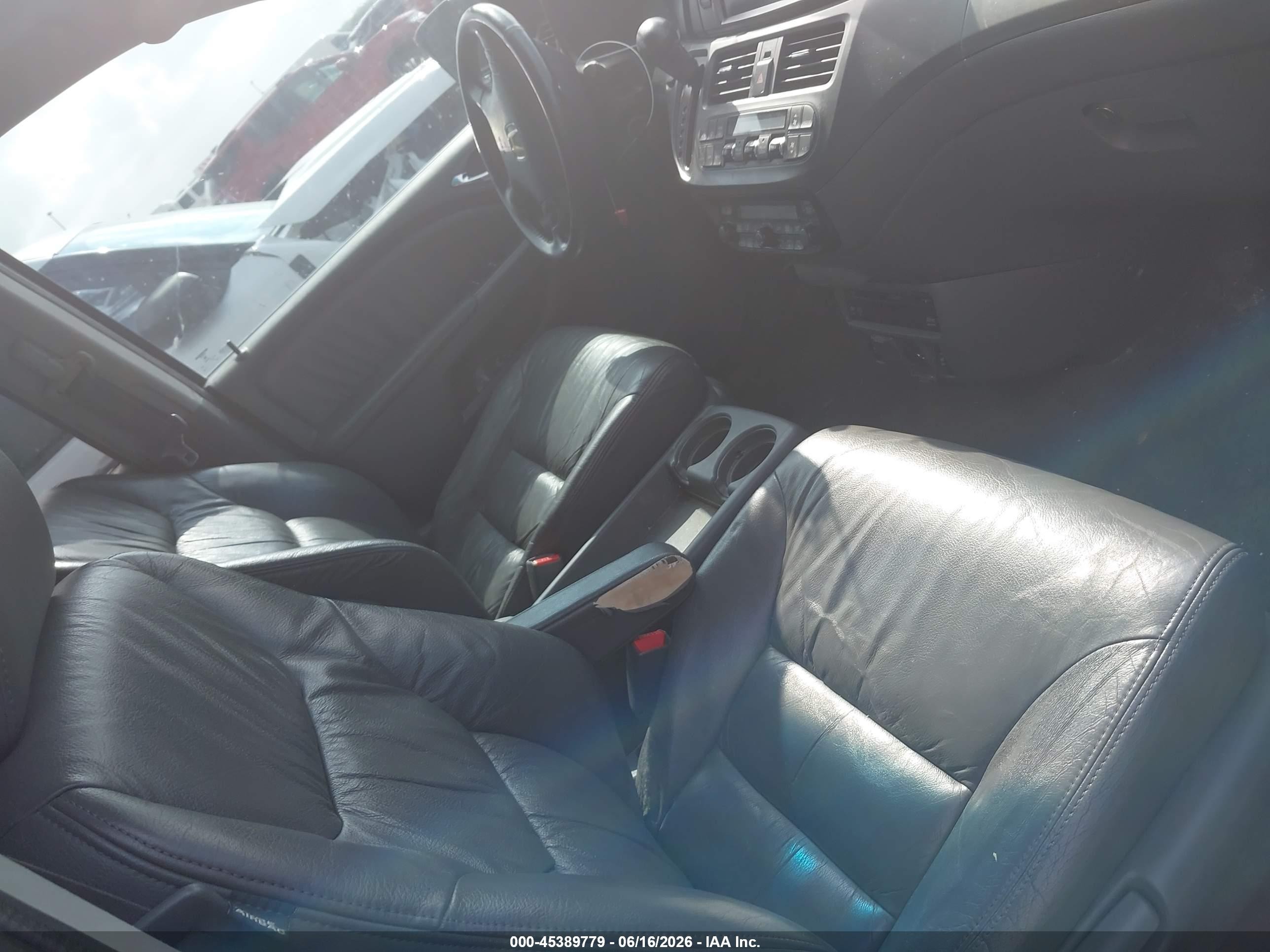 2007 Honda Odyssey Ex-l Blue vin: 5FNRL38767B080837
