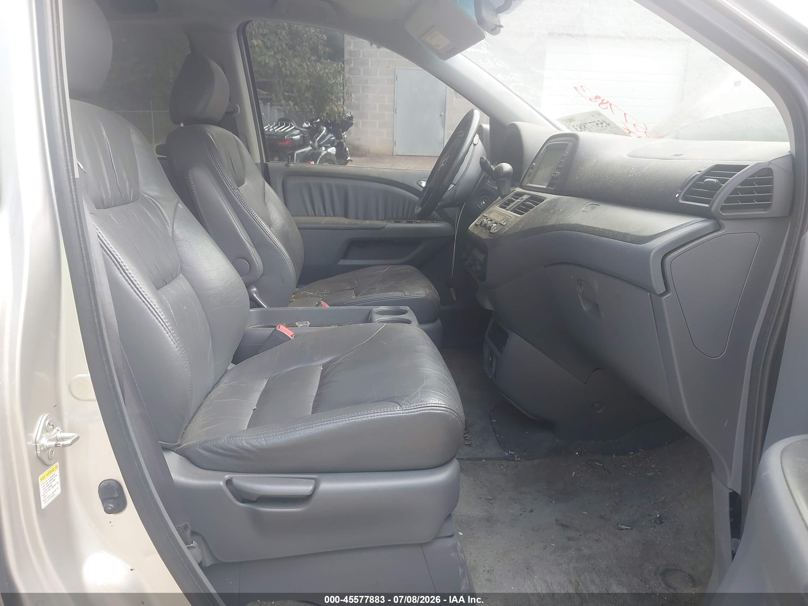 2007 Honda Odyssey Ex-l Silver vin: 5FNRL38767B121676