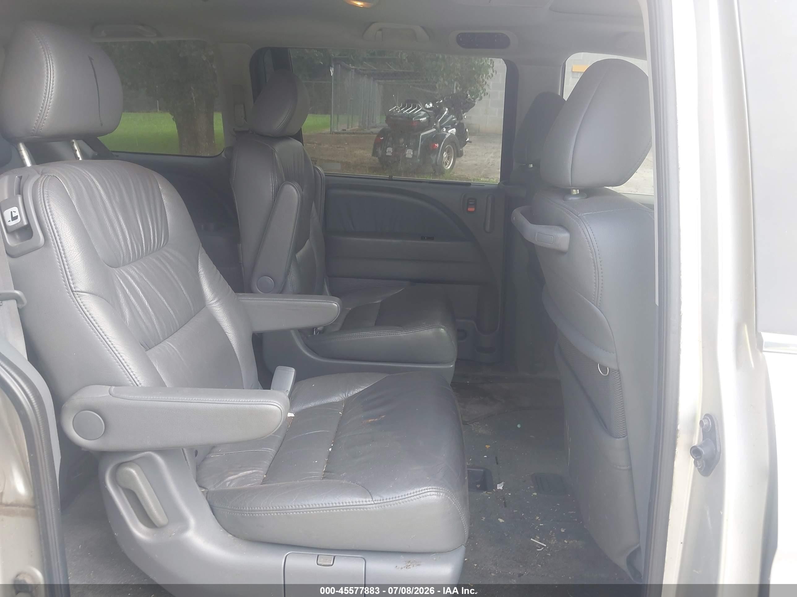 2007 Honda Odyssey Ex-l Silver vin: 5FNRL38767B121676