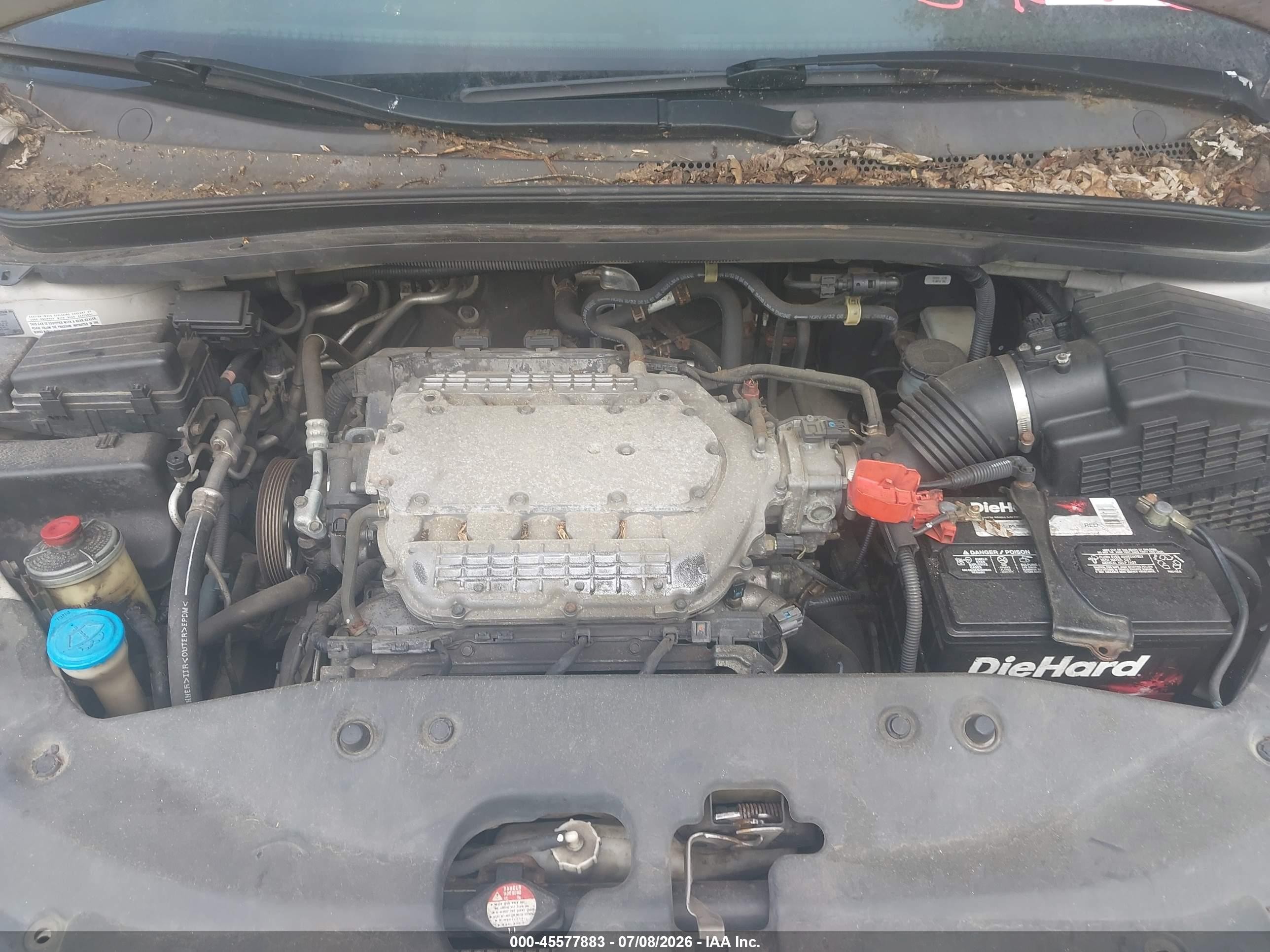 2007 Honda Odyssey Ex-l Silver vin: 5FNRL38767B121676