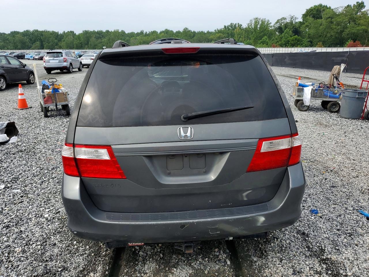 2007 Honda Odyssey Exl Серый vin: 5FNRL38767B131494