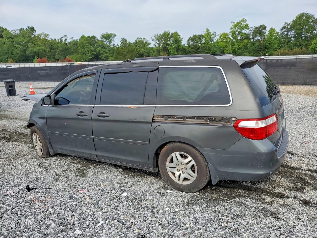 2007 Honda Odyssey Exl Серый vin: 5FNRL38767B131494