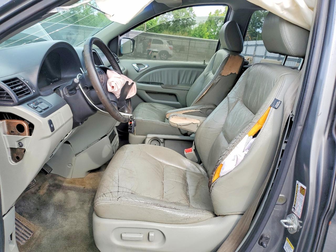 2007 Honda Odyssey Exl Серый vin: 5FNRL38767B131494