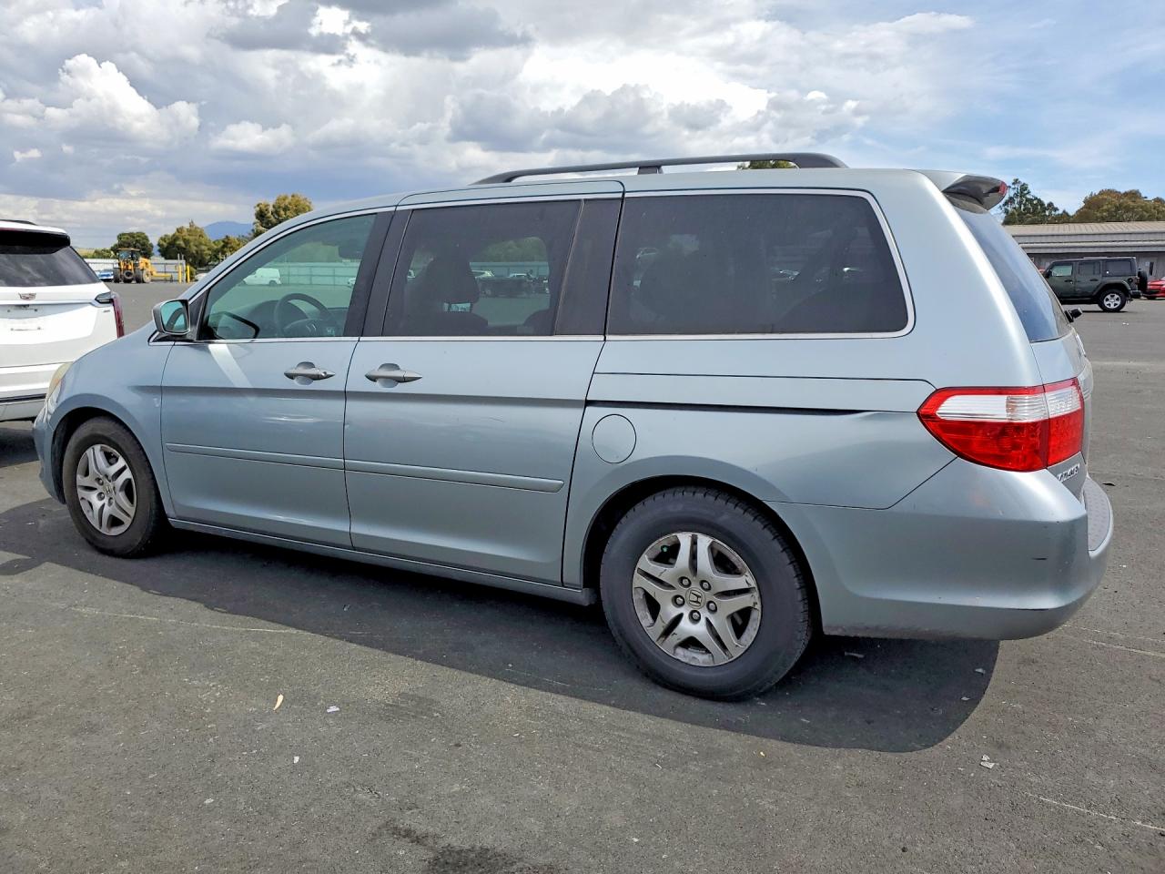 2007 Honda Odyssey Exl Silver vin: 5FNRL38767B135965