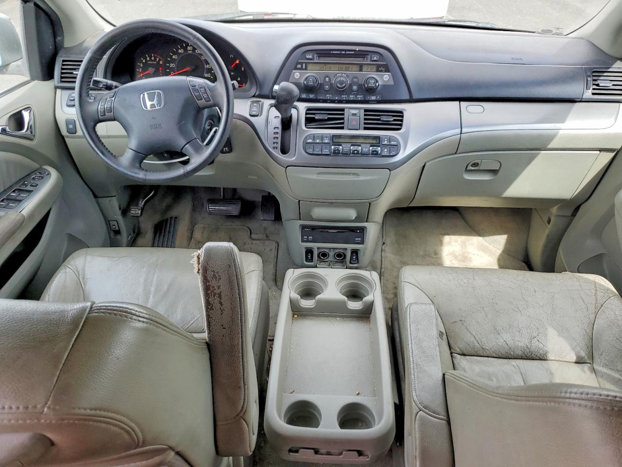 2007 Honda Odyssey Exl Silver vin: 5FNRL38767B135965