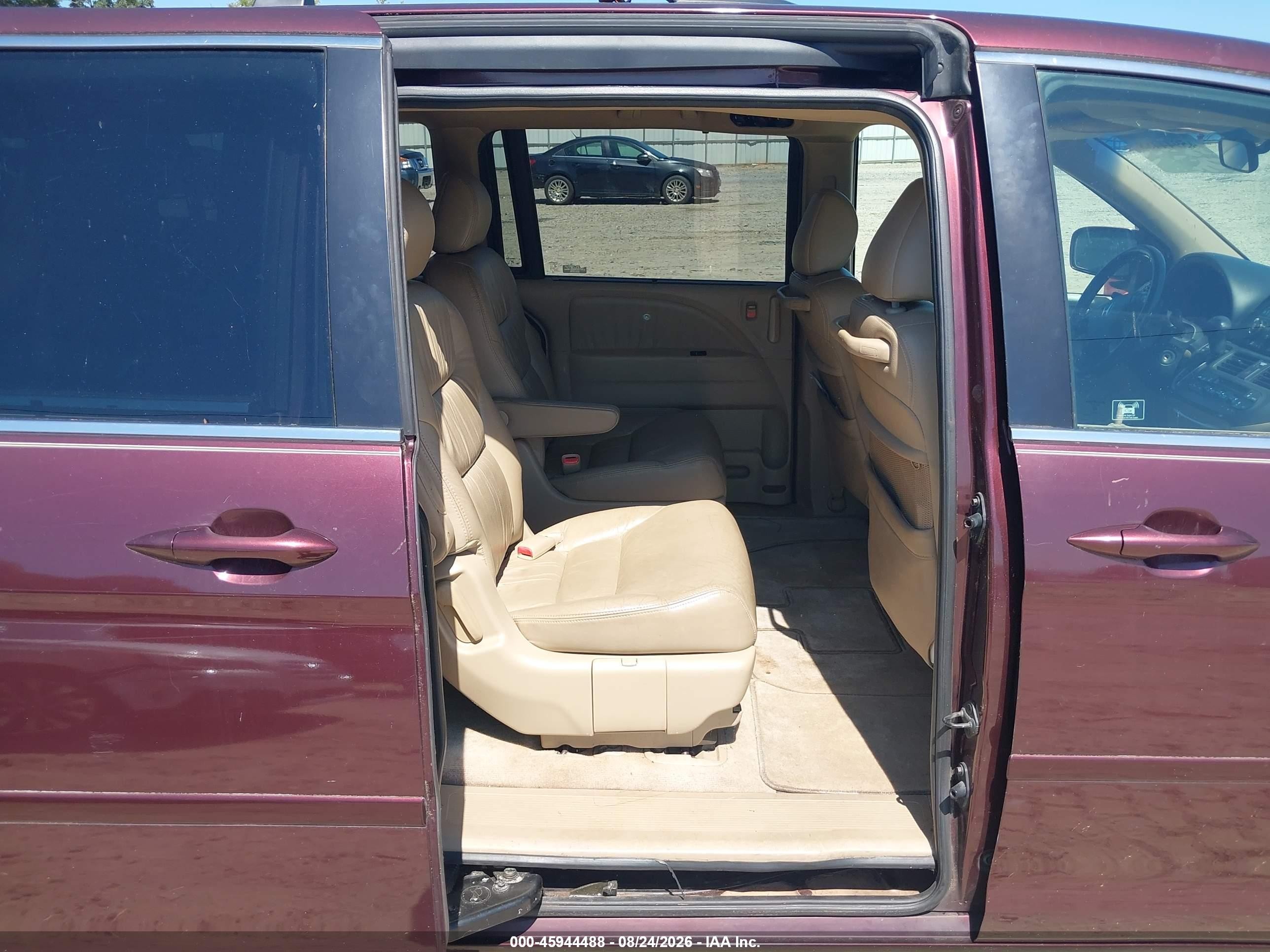 2007 Honda Odyssey Ex-l Фиолетовый vin: 5FNRL38767B413294