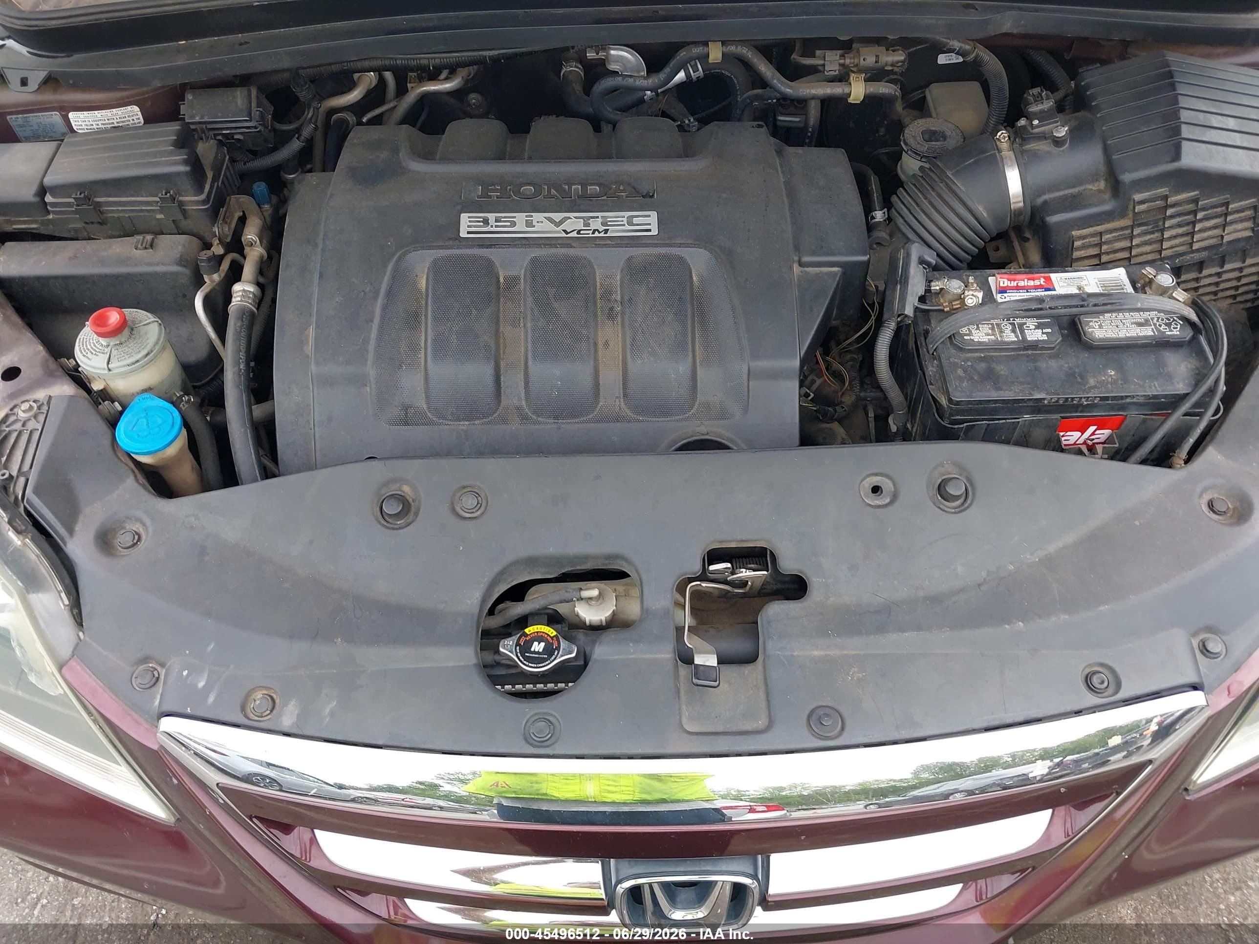 2007 Honda Odyssey Ex-l Темно-бордовый vin: 5FNRL38767B422450