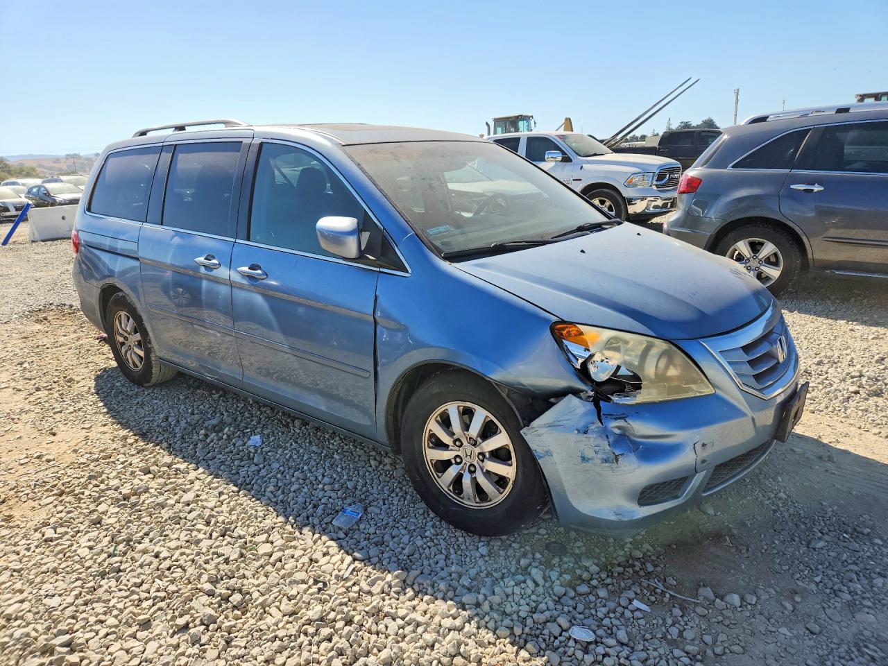2008 Honda Odyssey Exl Синий vin: 5FNRL38768B074103