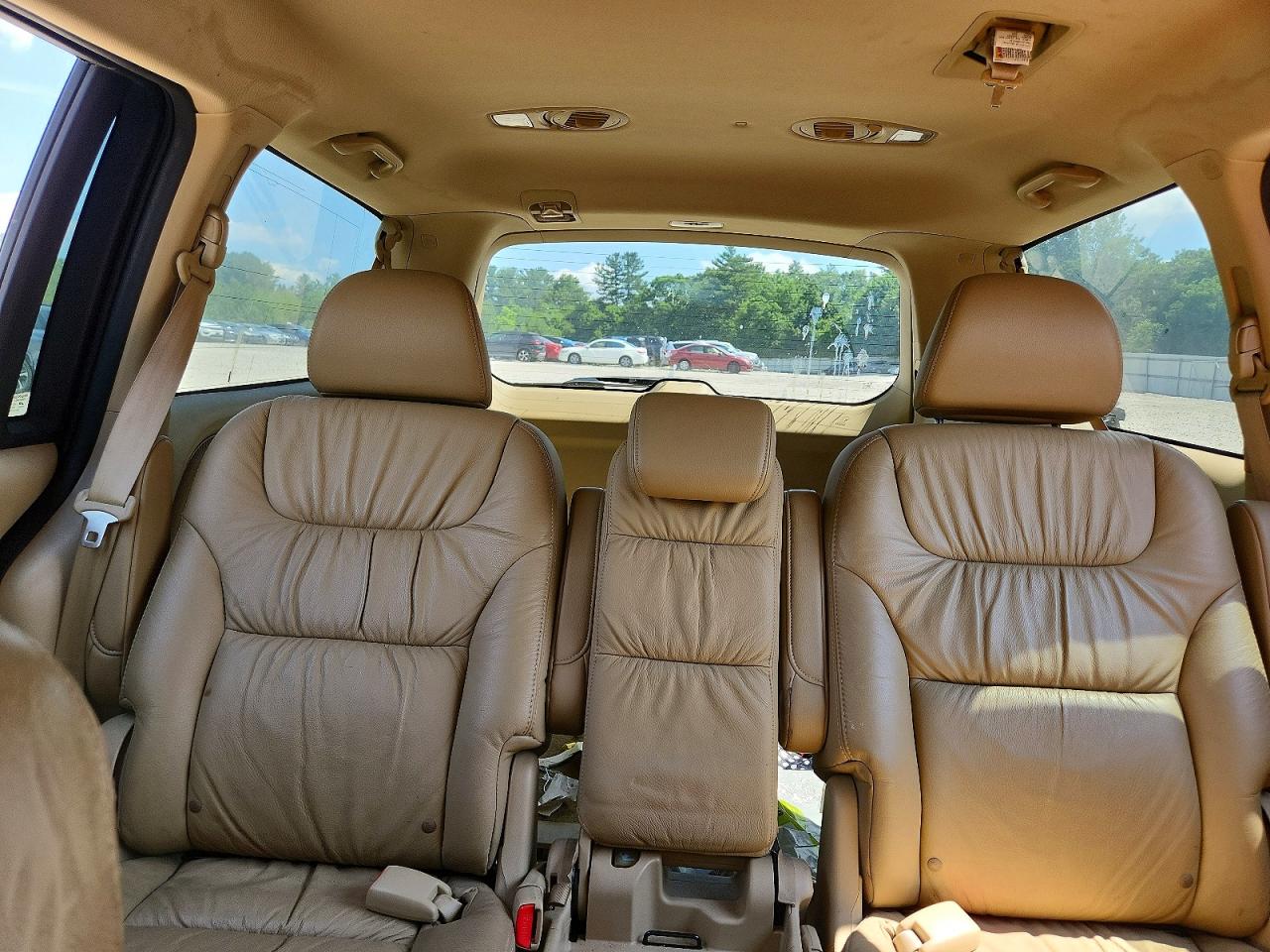 2008 Honda Odyssey Exl Burgundy vin: 5FNRL38768B100957