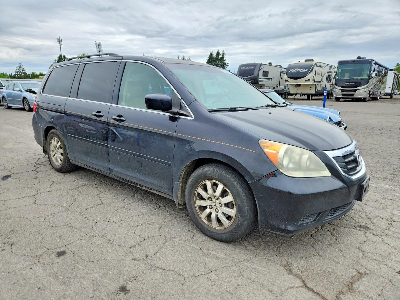 2008 Honda Odyssey Exl Black vin: 5FNRL38768B114406