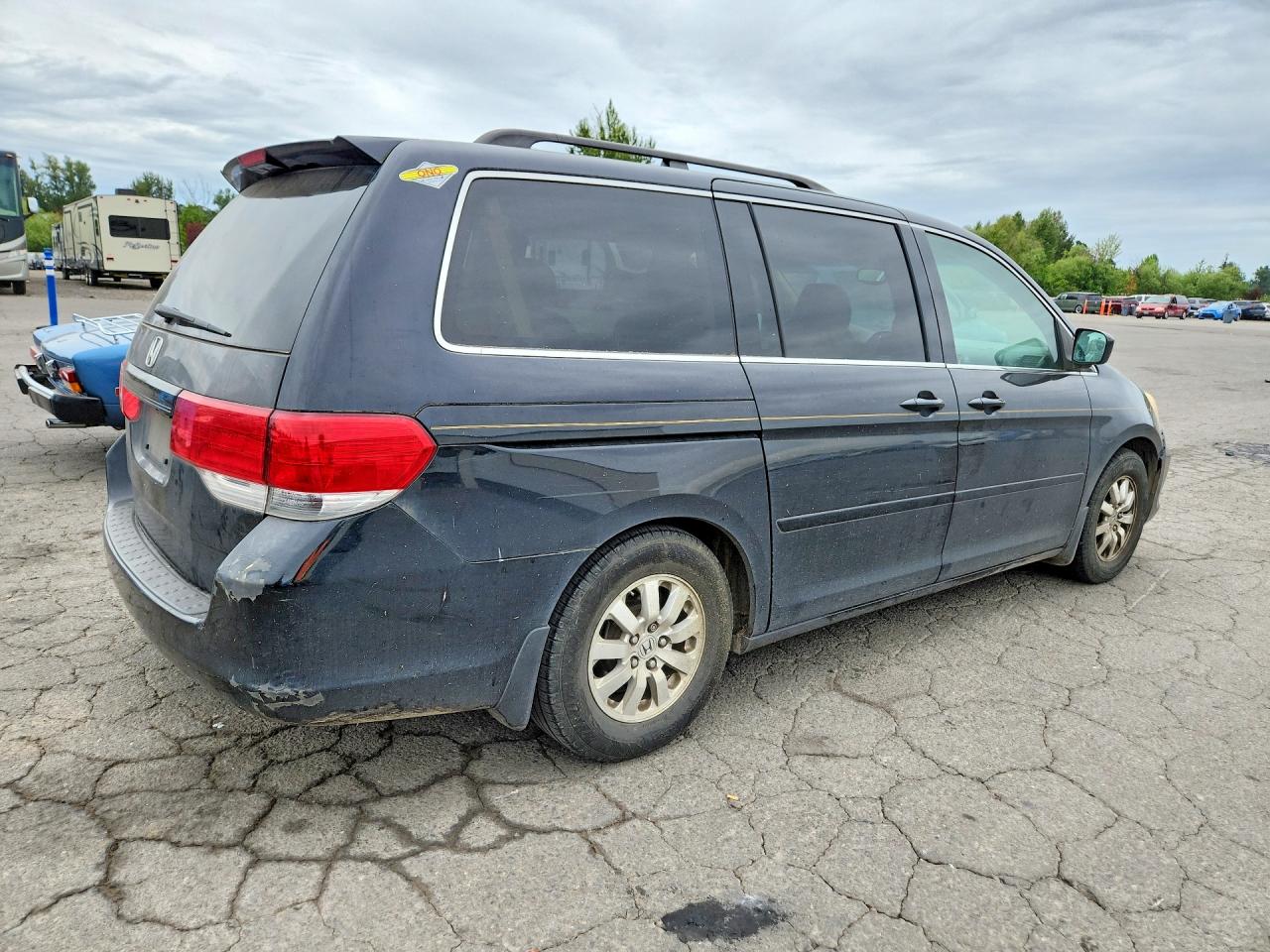 2008 Honda Odyssey Exl Black vin: 5FNRL38768B114406