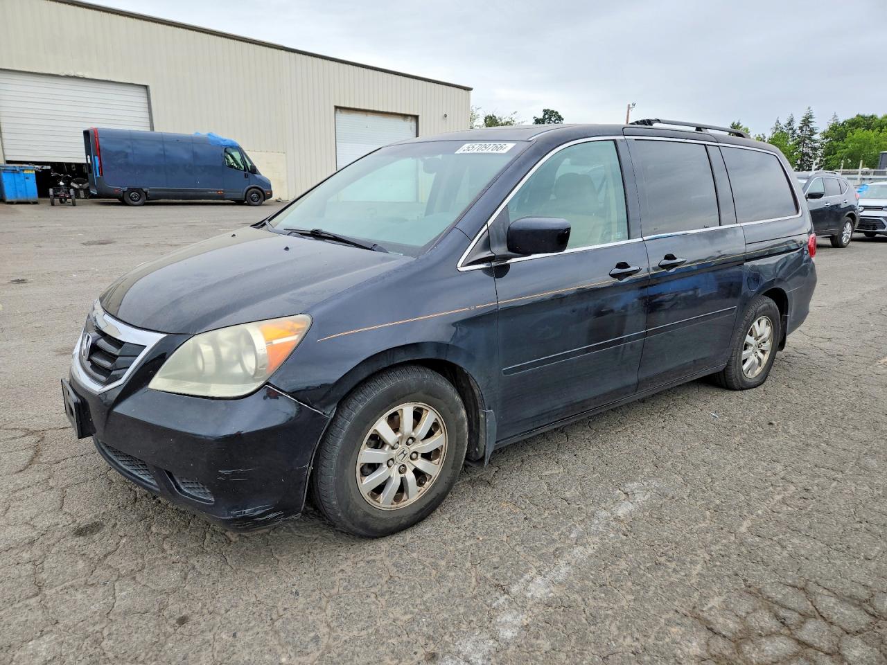 2008 Honda Odyssey Exl Black vin: 5FNRL38768B114406