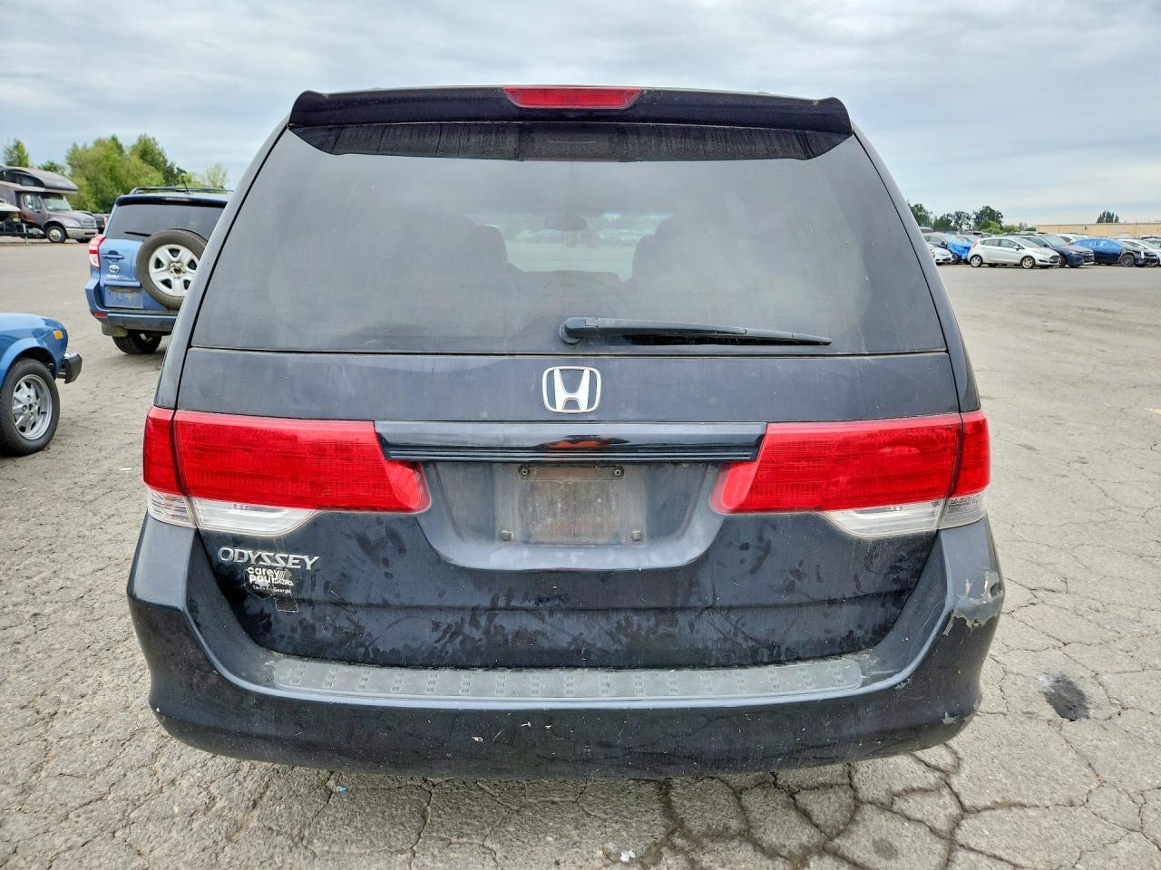 2008 Honda Odyssey Exl Black vin: 5FNRL38768B114406