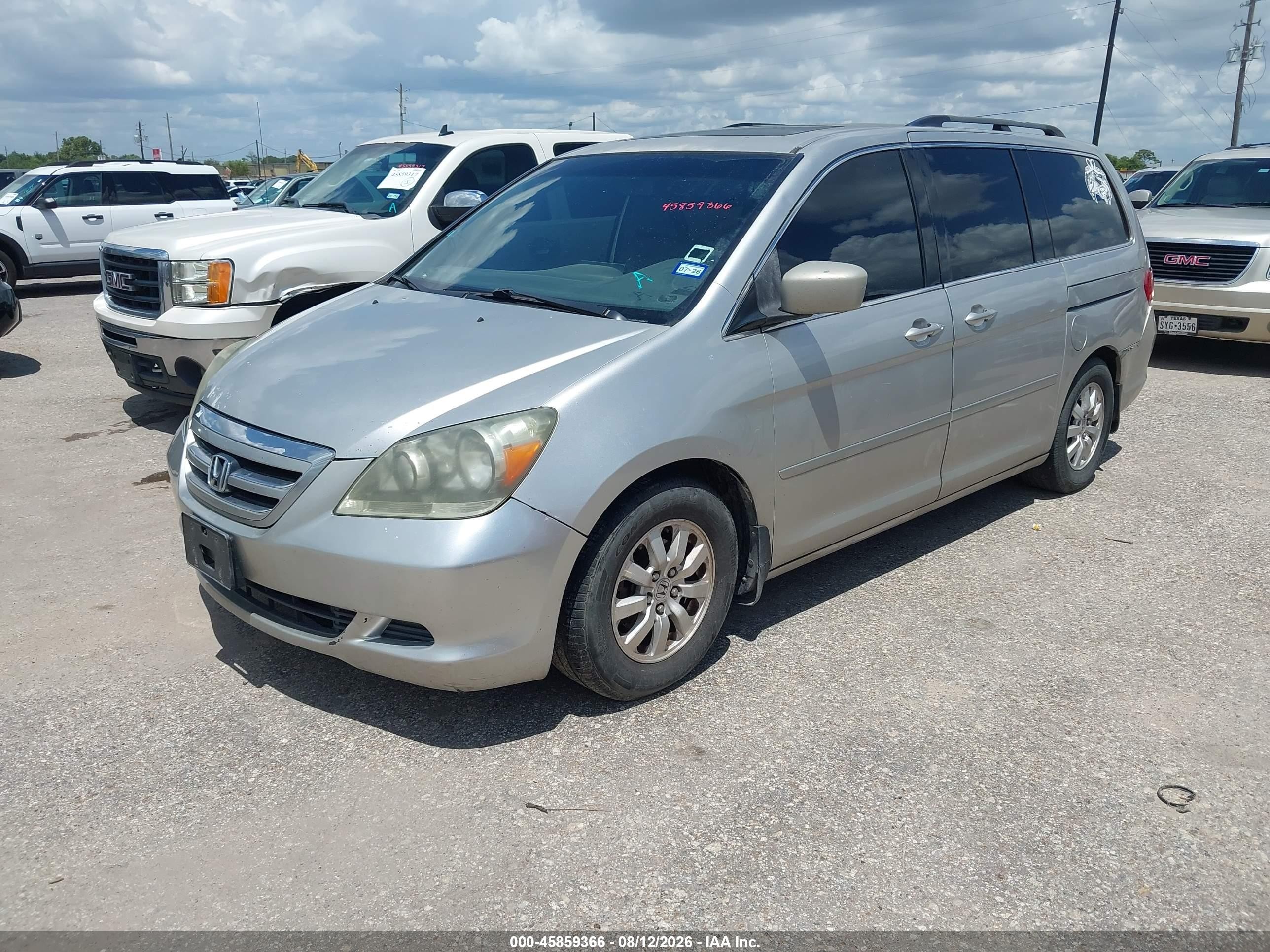 2008 Honda Odyssey Ex-l Бежевый vin: 5FNRL38768B409506
