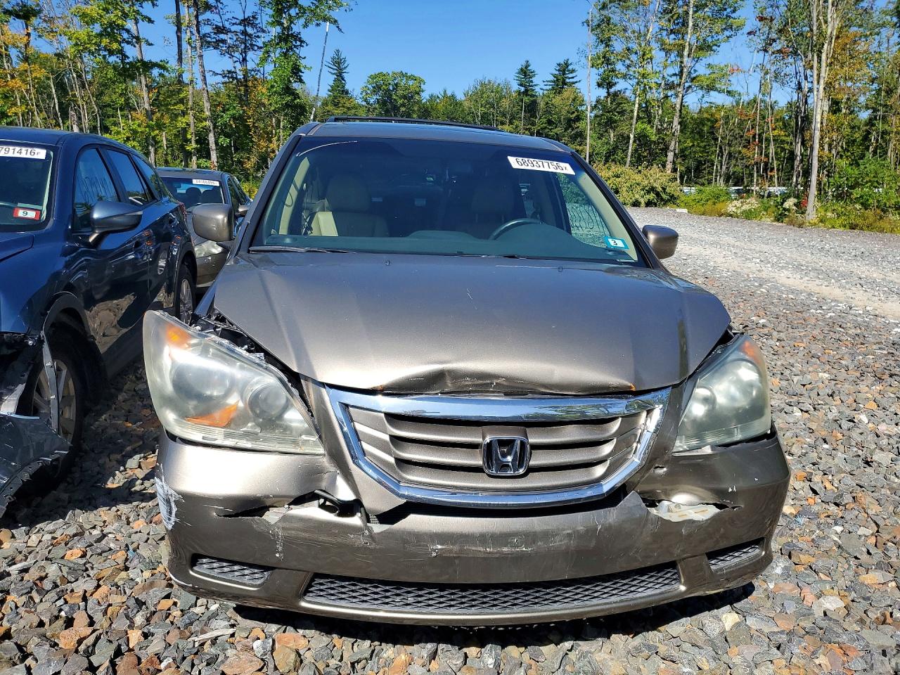 2008 Honda Odyssey Exl Gold vin: 5FNRL38768B416522