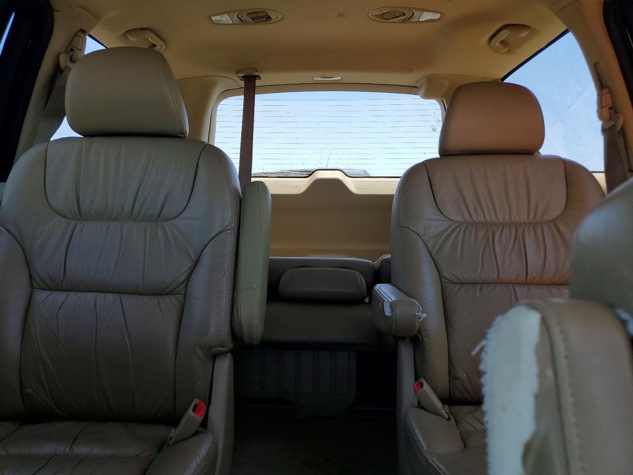 2009 Honda Odyssey Exl White vin: 5FNRL38769B001637