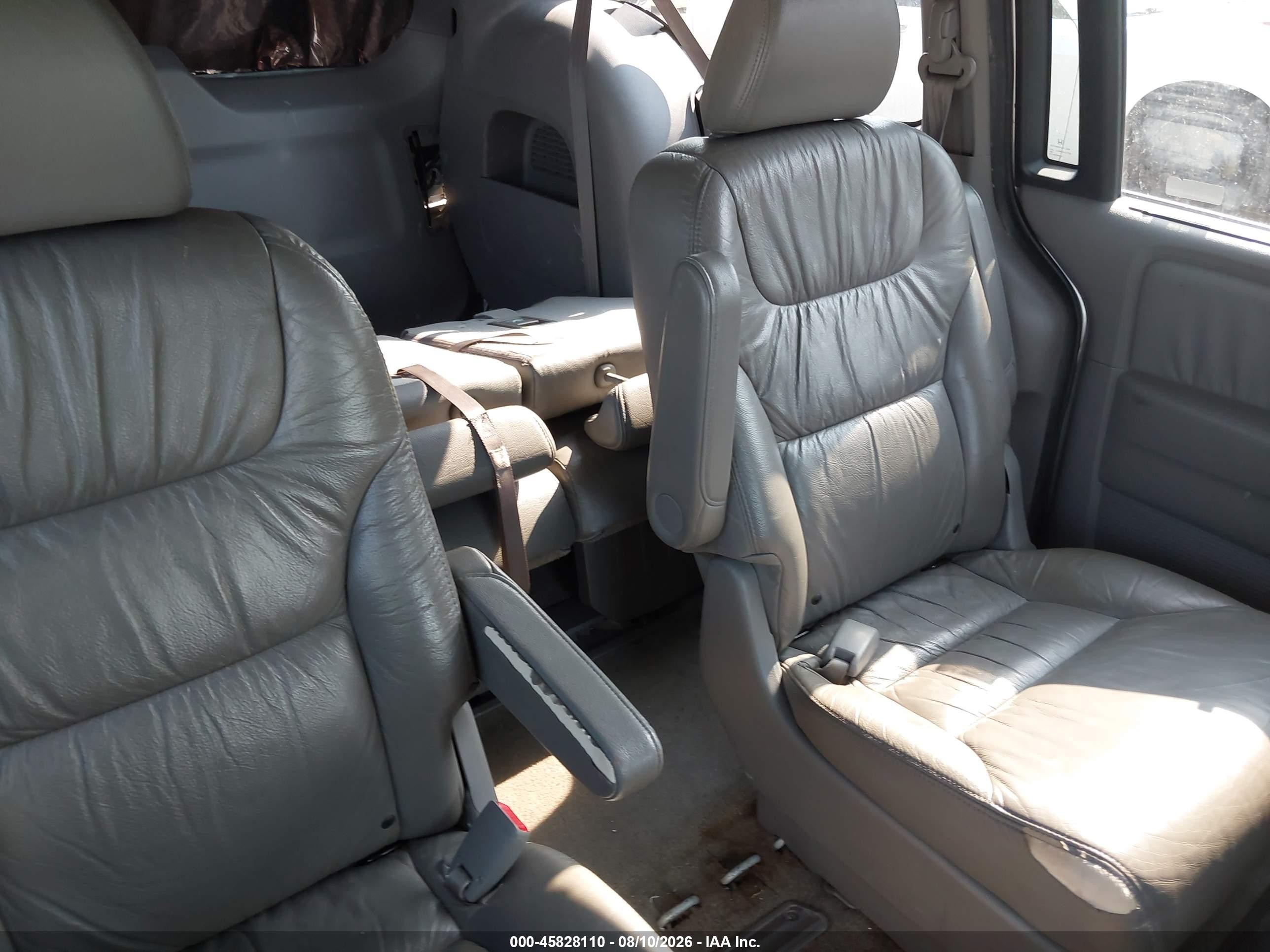 2009 Honda Odyssey Ex-l Silver vin: 5FNRL38769B030961