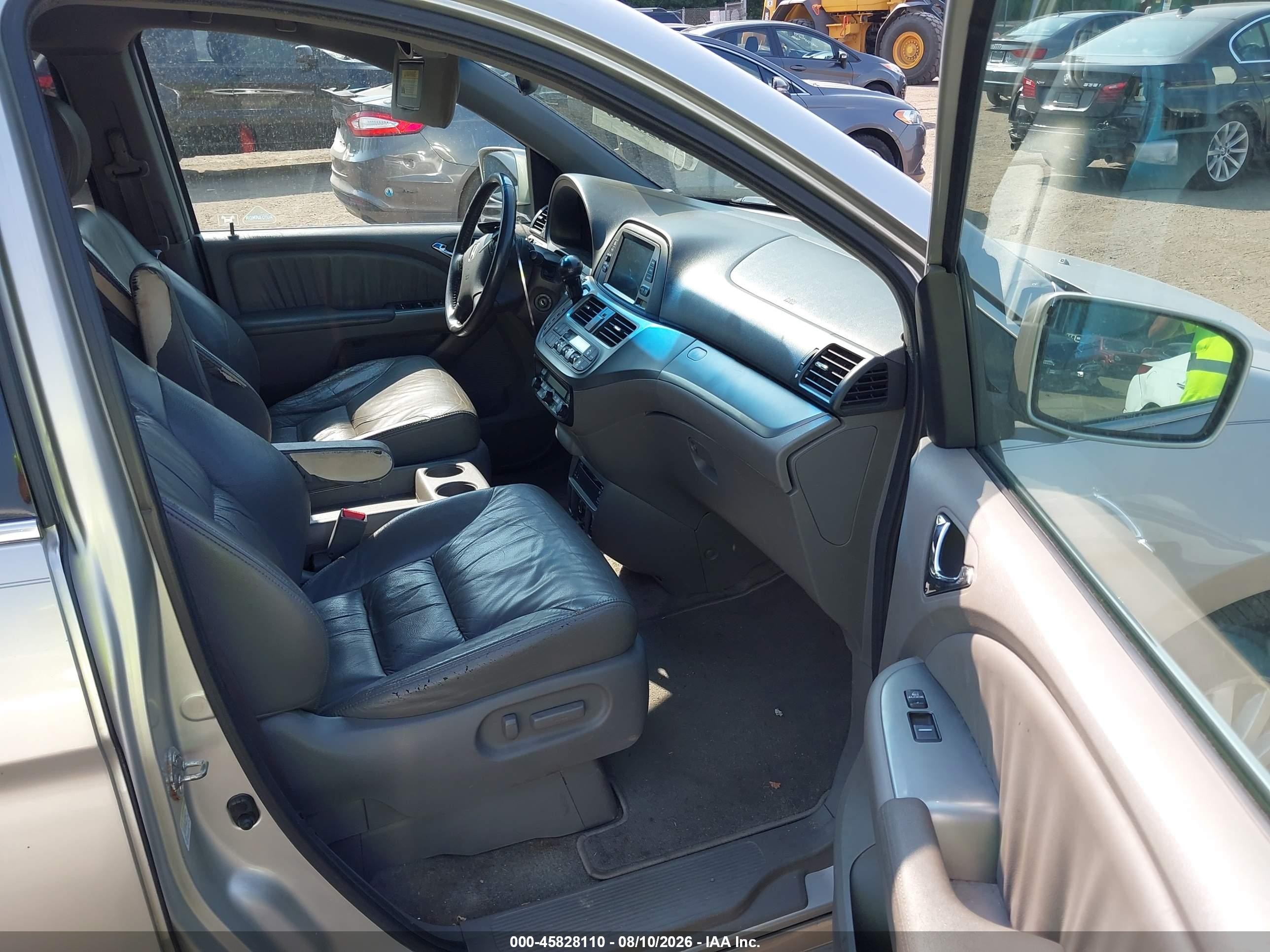 2009 Honda Odyssey Ex-l Silver vin: 5FNRL38769B030961