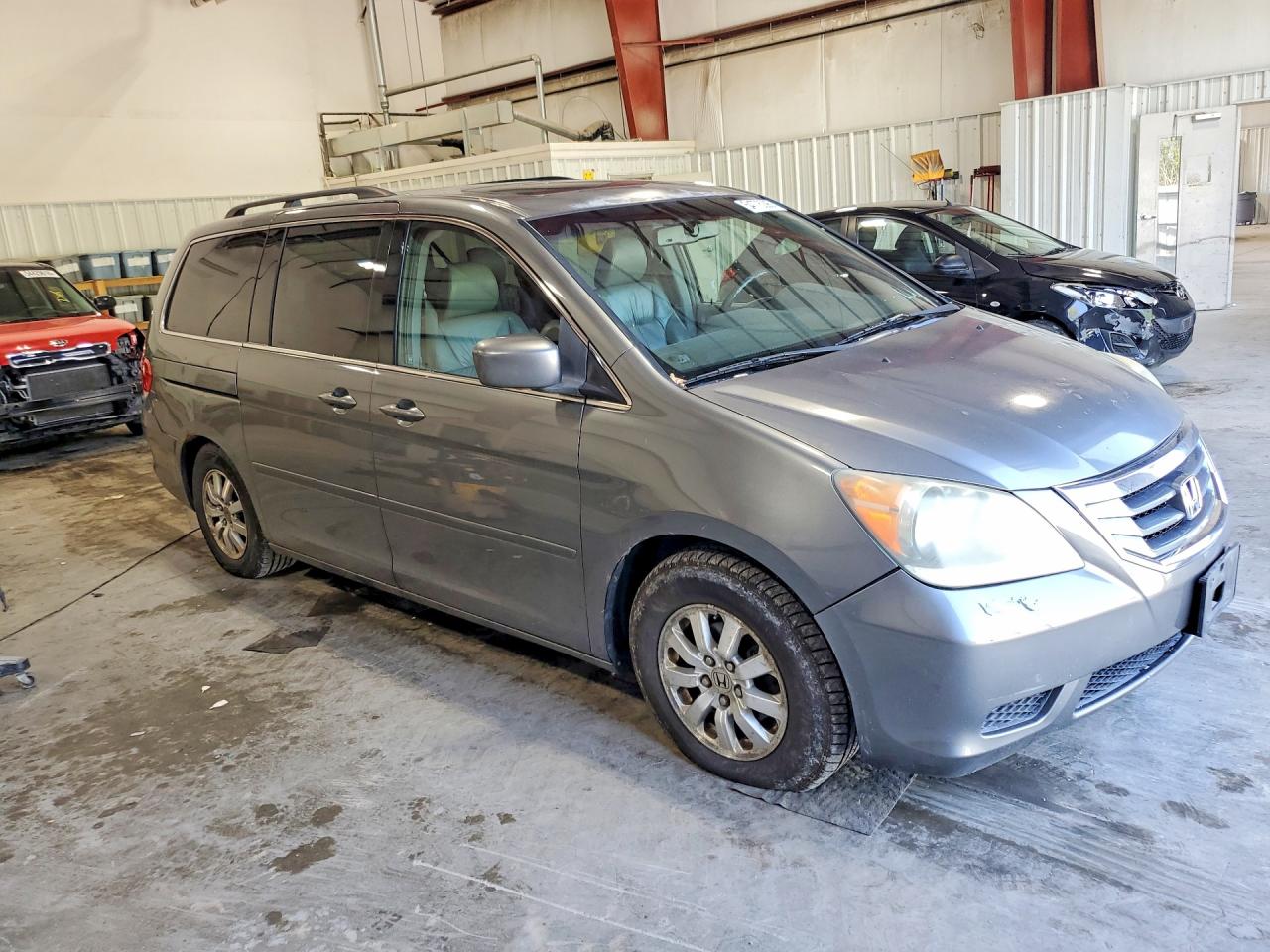 2009 Honda Odyssey Ex Серый vin: 5FNRL38769B402962
