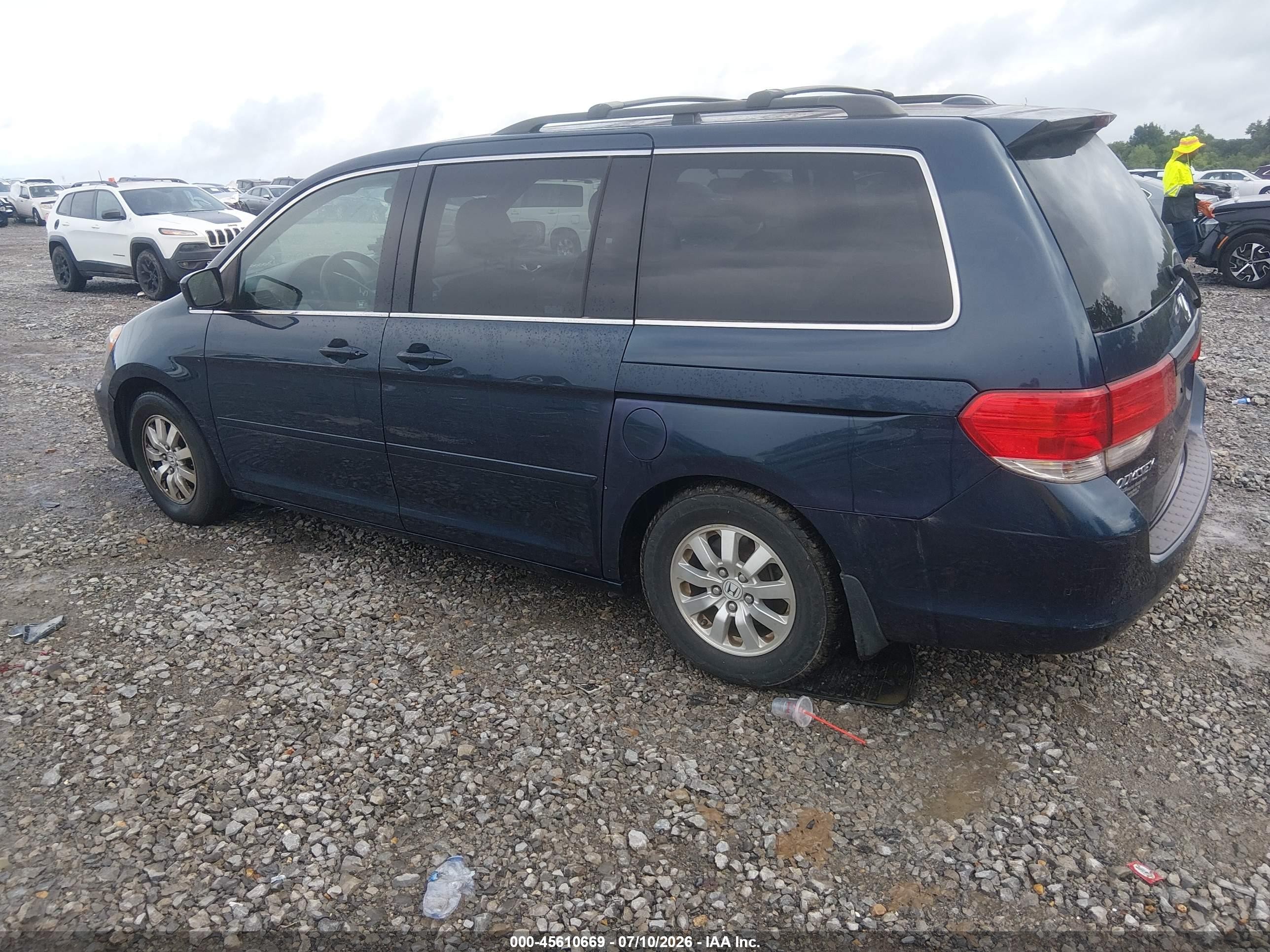 2009 Honda Odyssey Ex-l Gray vin: 5FNRL38769B411693