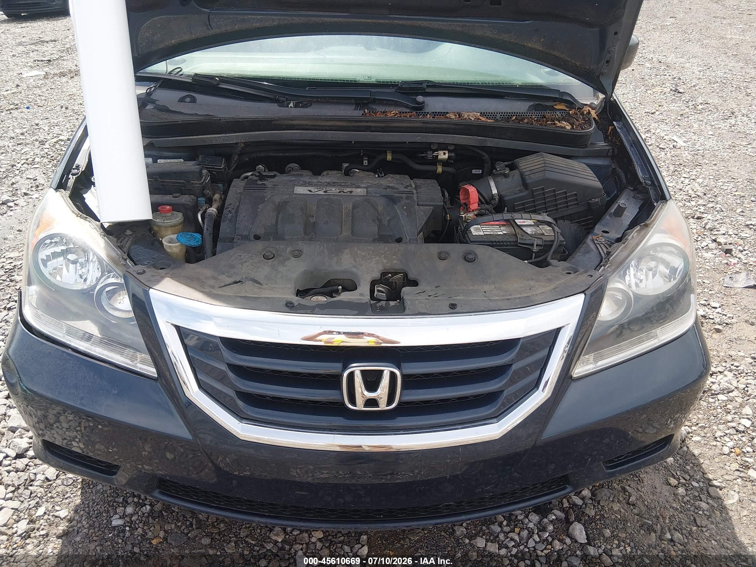 2009 Honda Odyssey Ex-l Gray vin: 5FNRL38769B411693