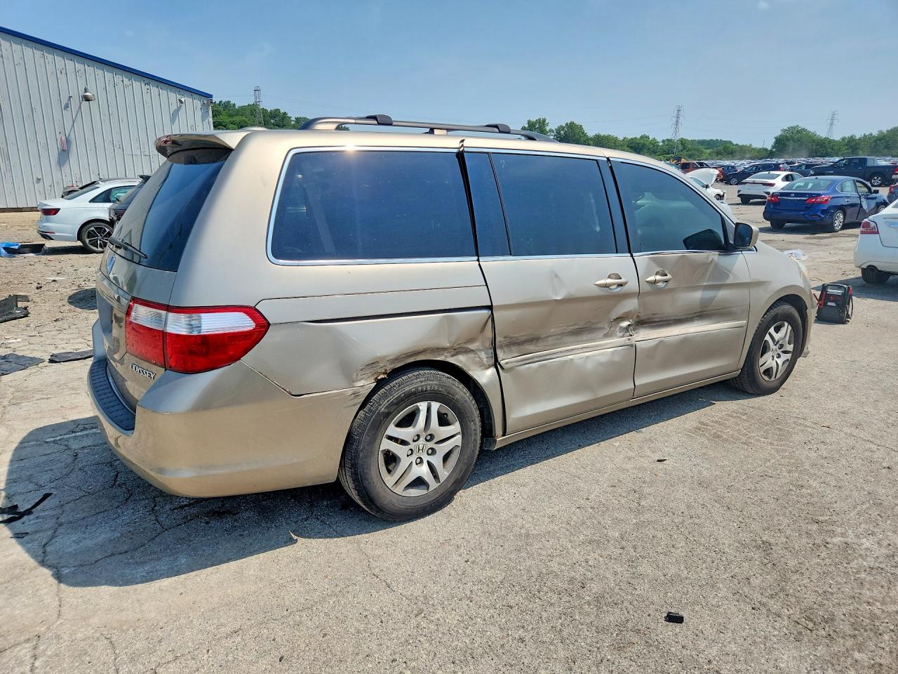 2005 Honda Odyssey Exl Tan vin: 5FNRL38775B108769