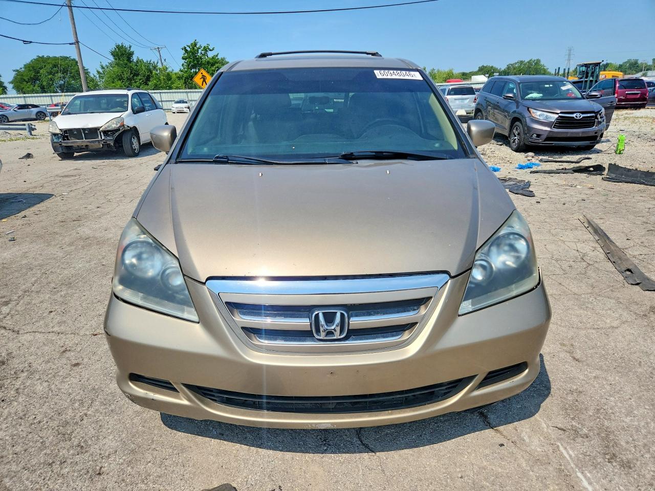 2005 Honda Odyssey Exl Tan vin: 5FNRL38775B108769