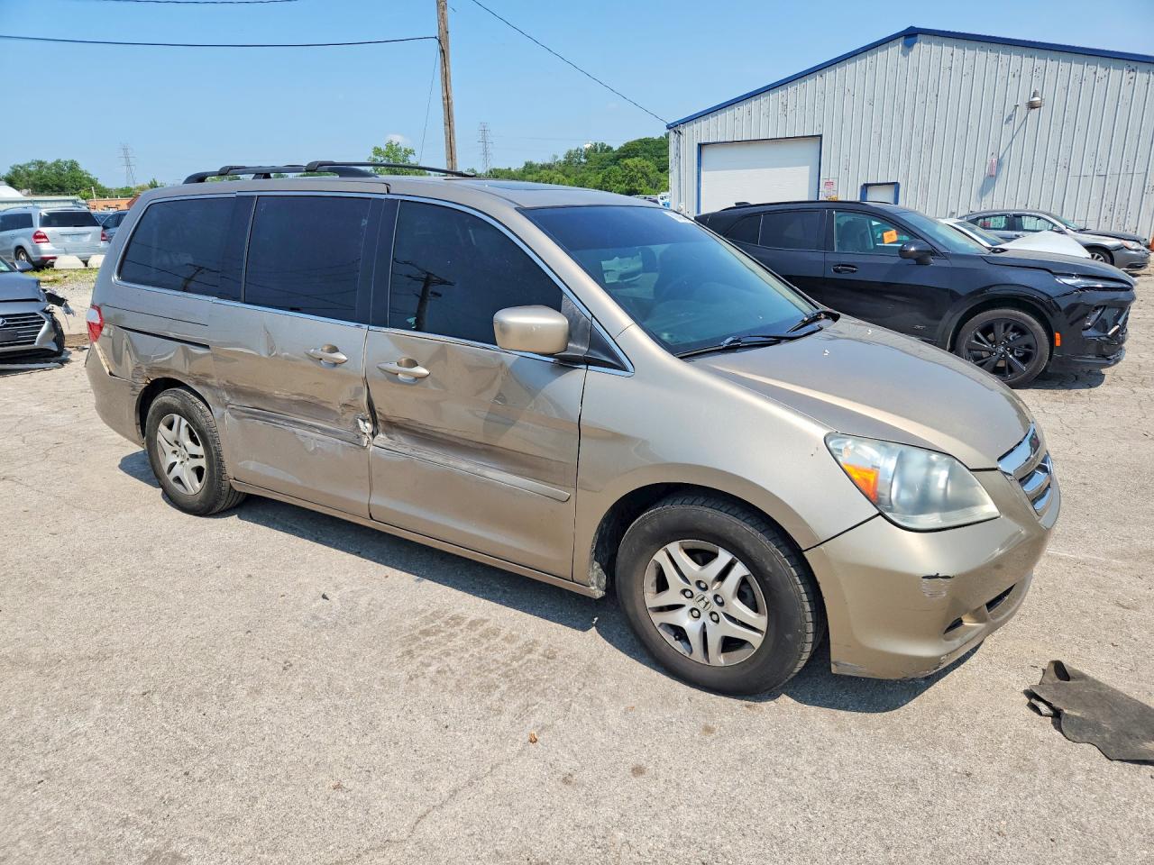 2005 Honda Odyssey Exl Tan vin: 5FNRL38775B108769