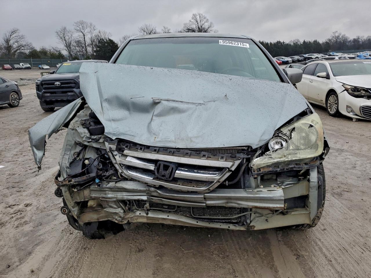 2005 Honda Odyssey Exl Silver vin: 5FNRL38775B134658