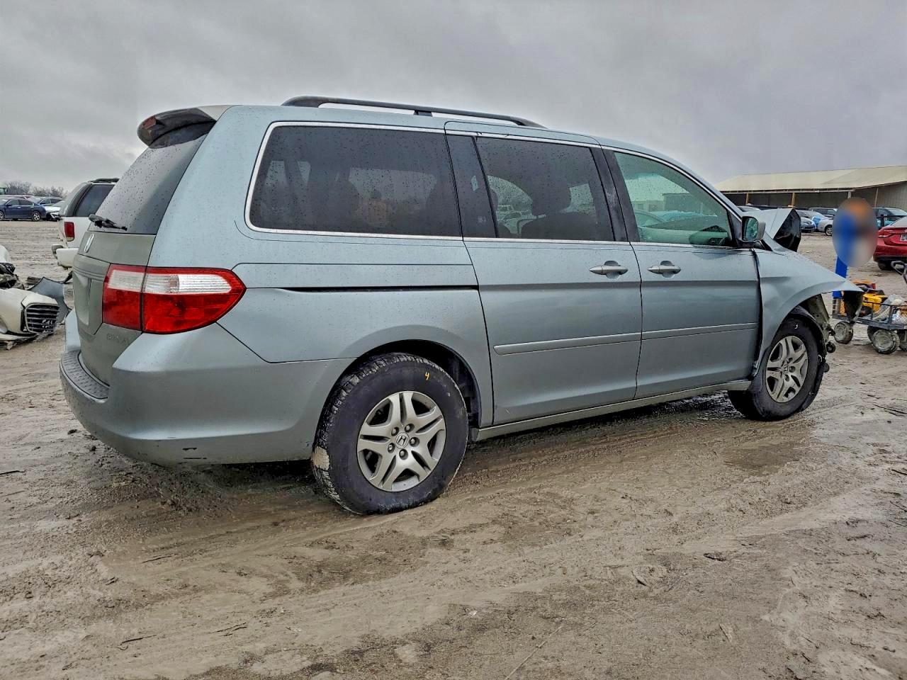 2005 Honda Odyssey Exl Silver vin: 5FNRL38775B134658