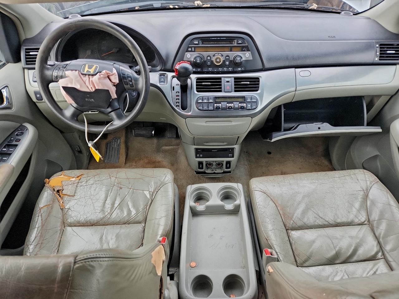 2005 Honda Odyssey Exl Silver vin: 5FNRL38775B134658