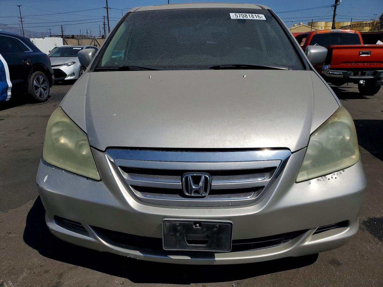 2006 Honda Odyssey Exl Gray vin: 5FNRL38776B027174