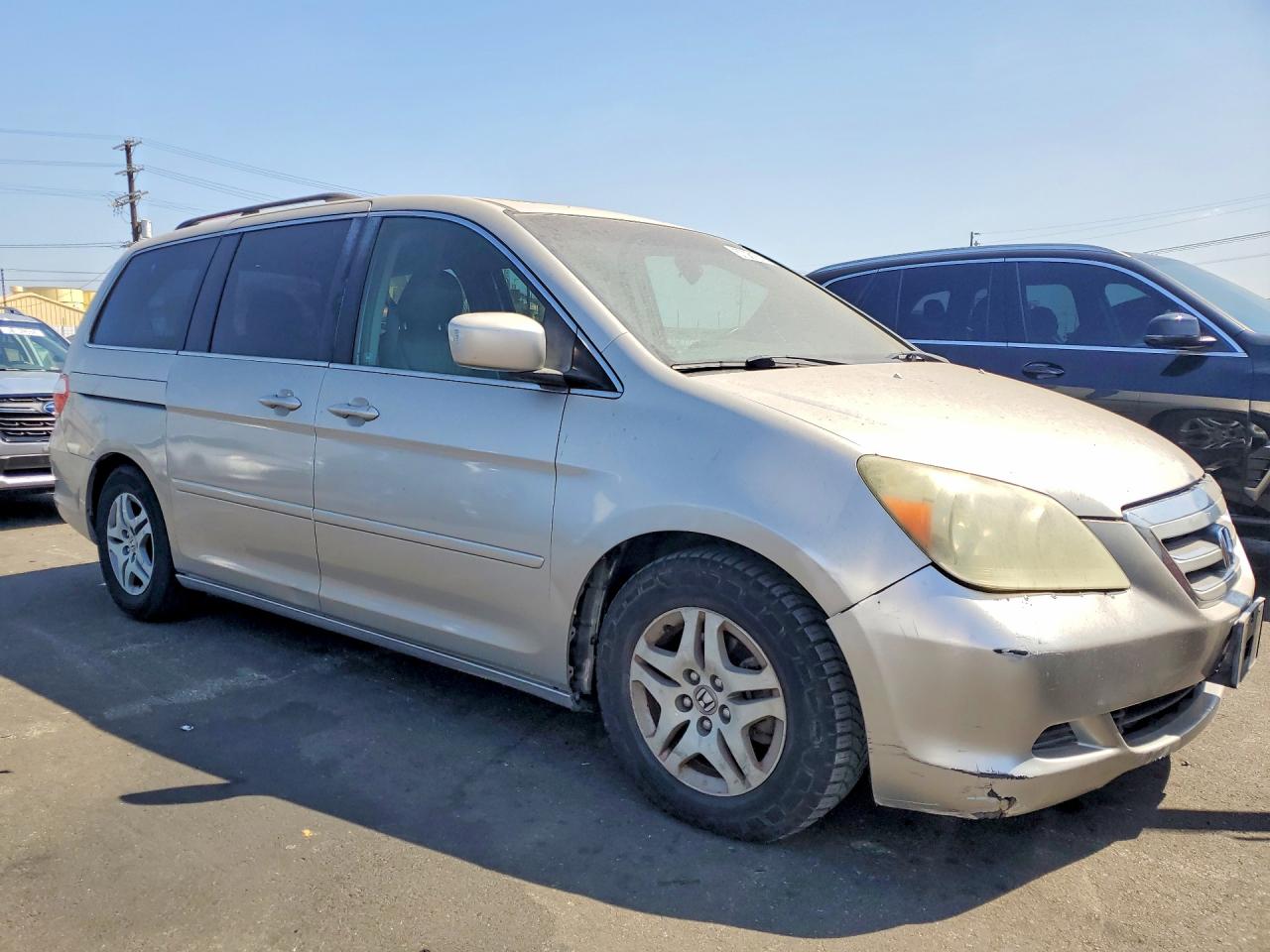 2006 Honda Odyssey Exl Gray vin: 5FNRL38776B027174