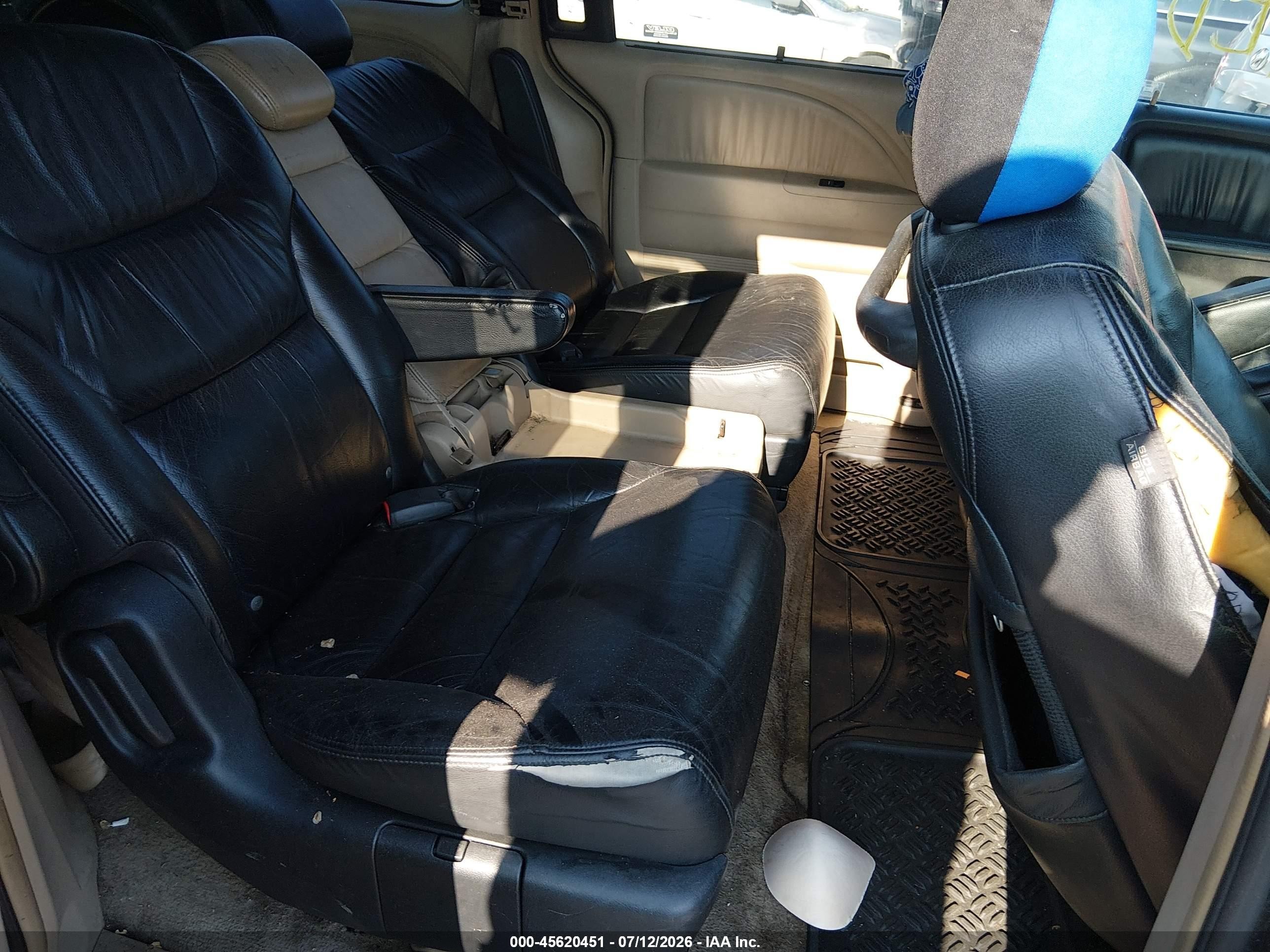 2006 Honda Odyssey Ex-l Black vin: 5FNRL38776B056402