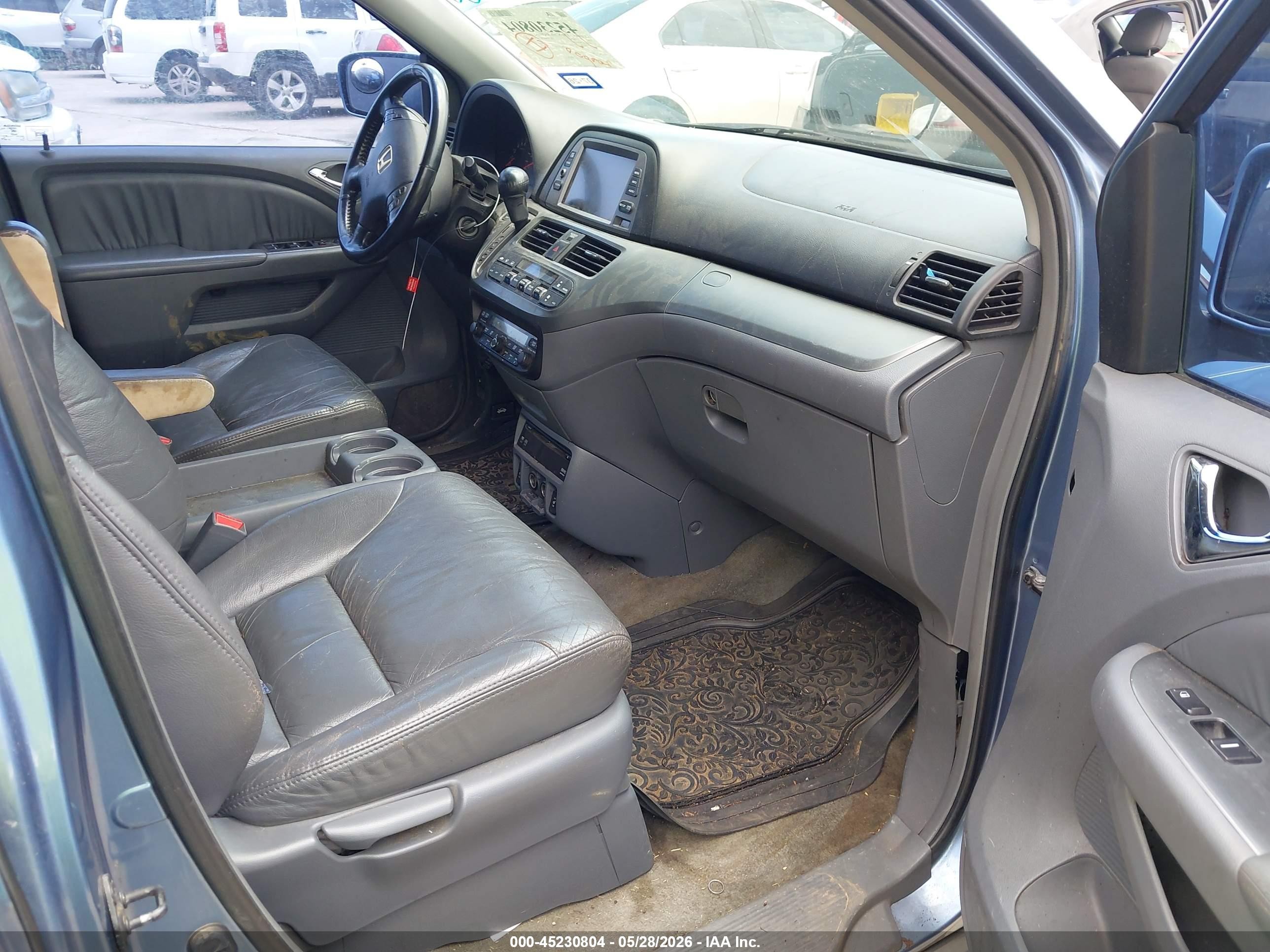 2006 Honda Odyssey Ex-l Синий vin: 5FNRL38776B072714