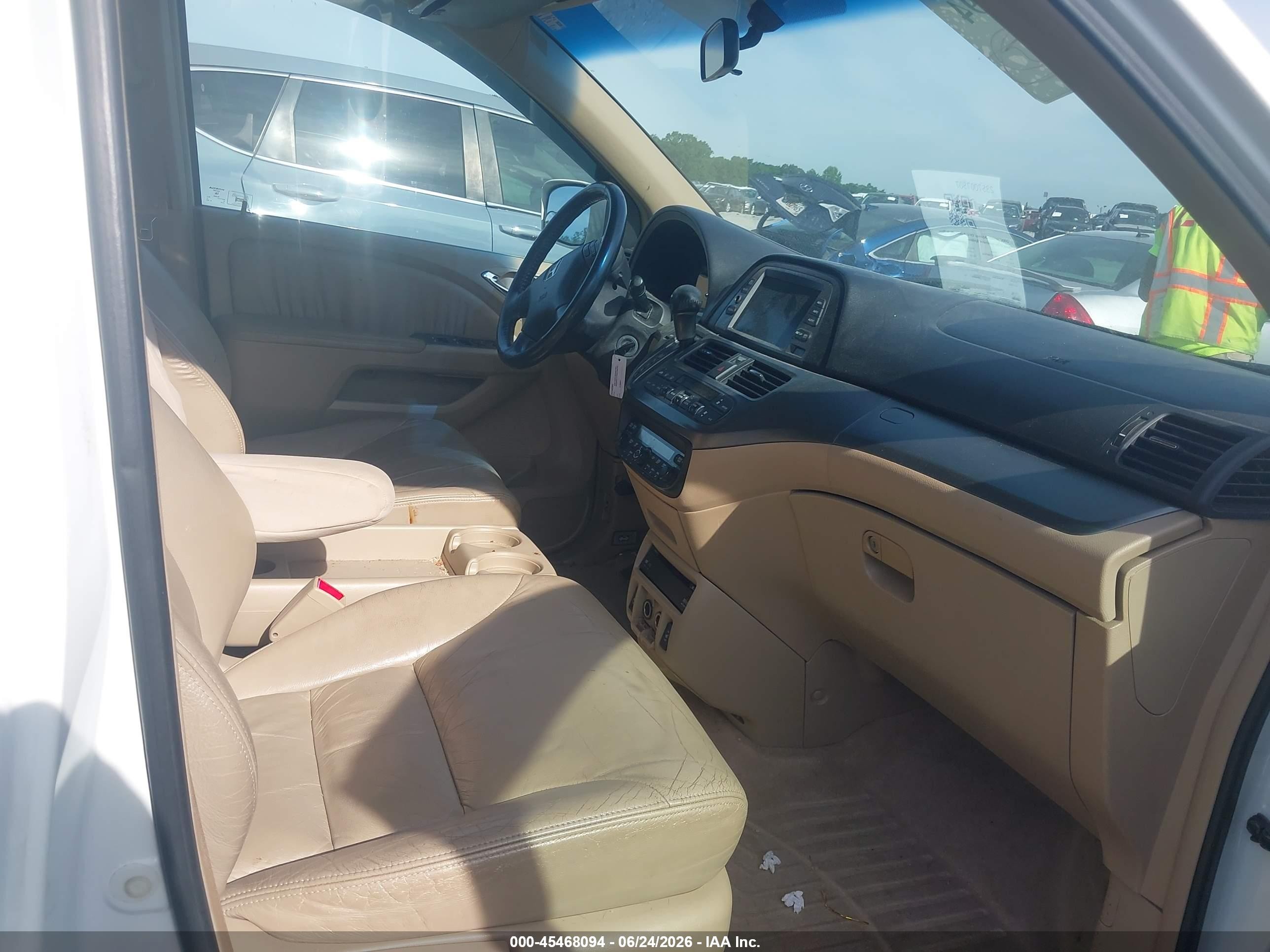 2006 Honda Odyssey Ex-l Белый vin: 5FNRL38776B074222