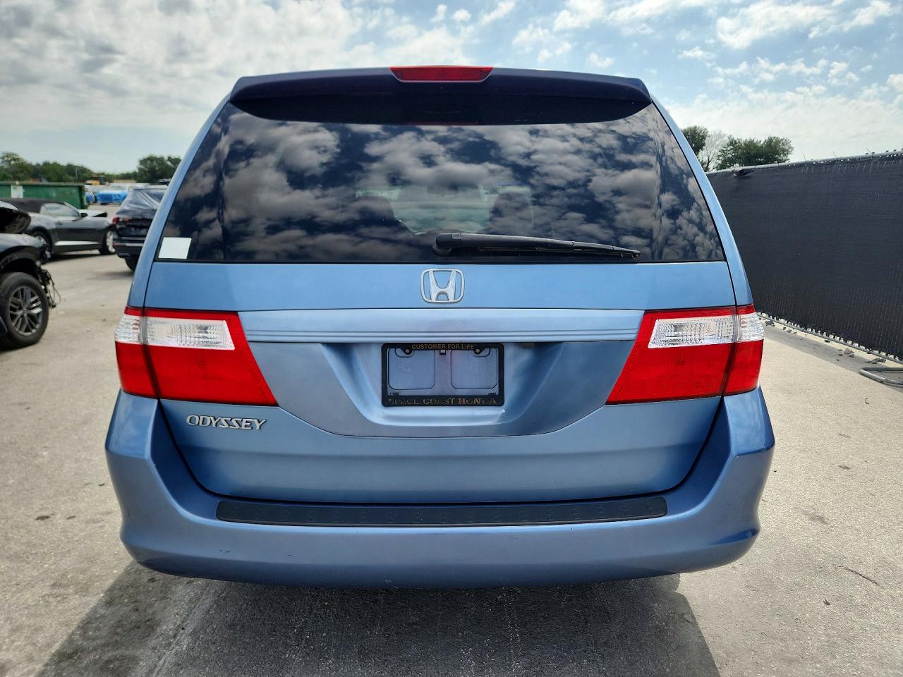 2006 Honda Odyssey Exl Blue vin: 5FNRL38776B076486