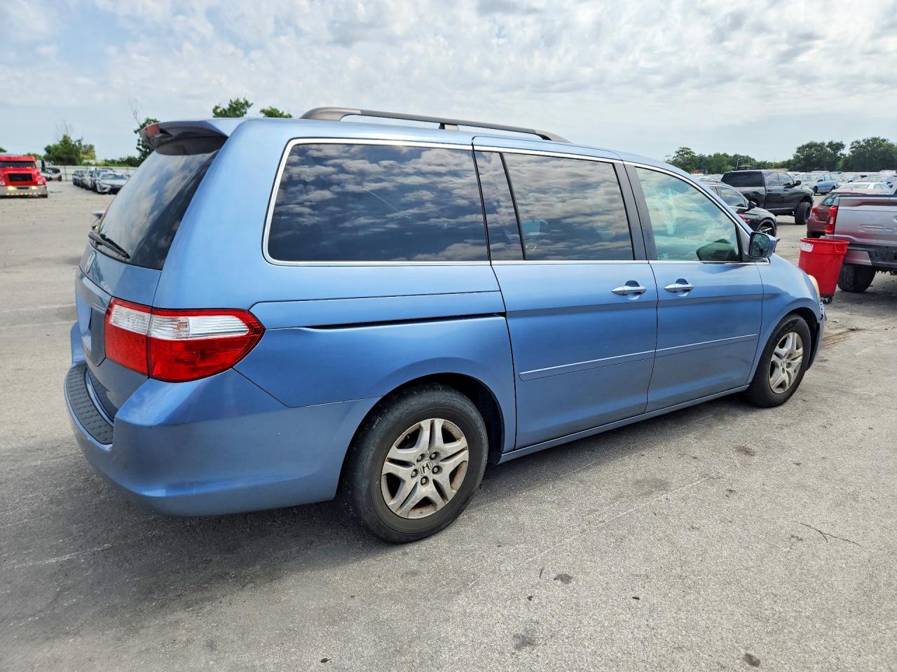 2006 Honda Odyssey Exl Blue vin: 5FNRL38776B076486