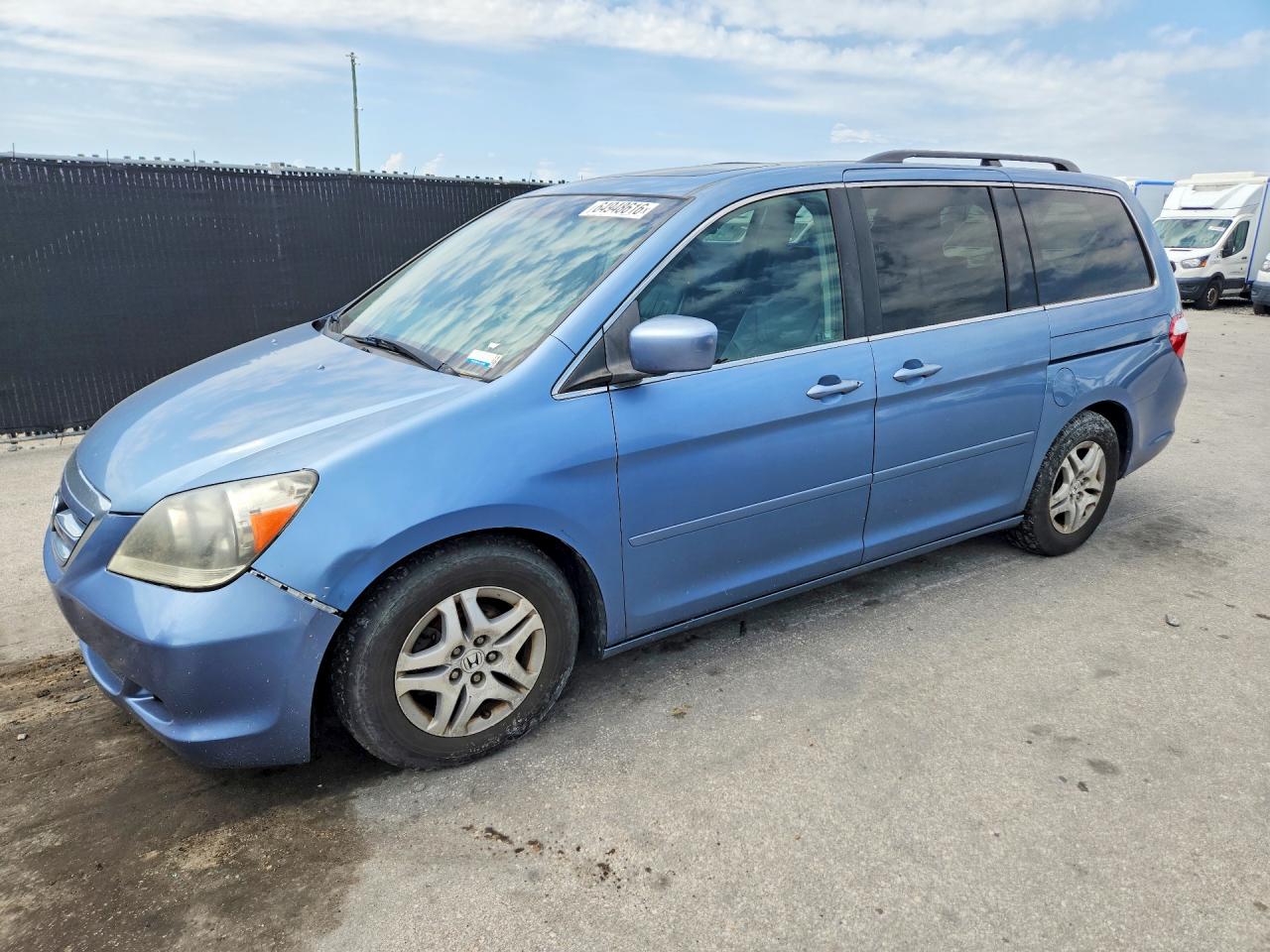 2006 Honda Odyssey Exl Синий vin: 5FNRL38776B076486