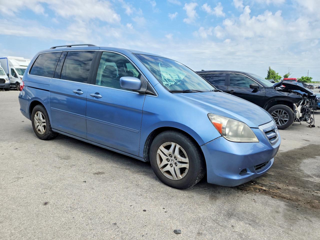 2006 Honda Odyssey Exl Blue vin: 5FNRL38776B076486