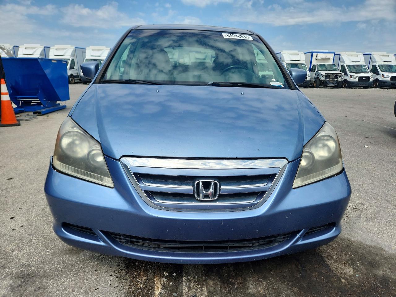 2006 Honda Odyssey Exl Blue vin: 5FNRL38776B076486