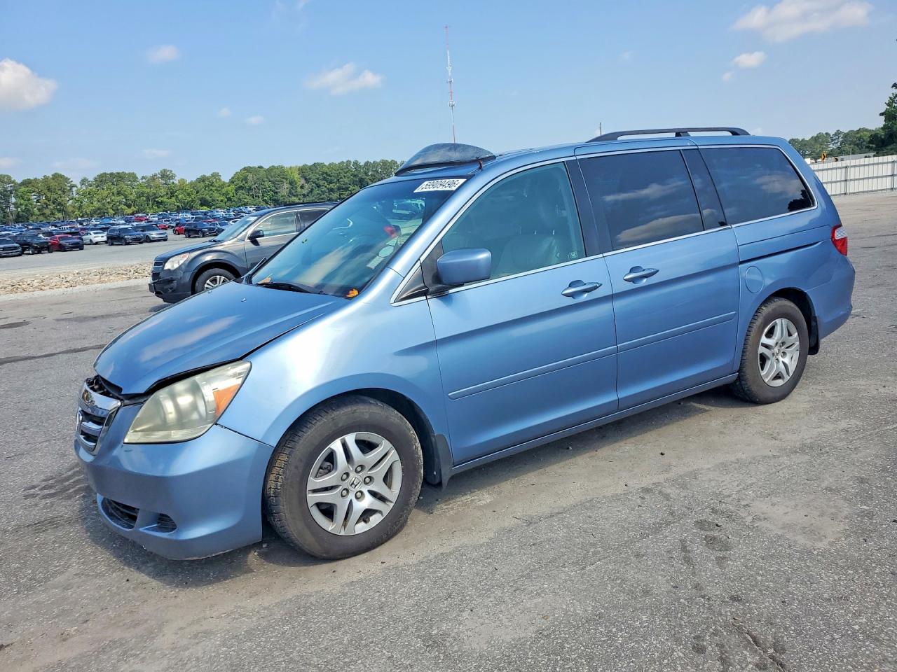 2006 Honda Odyssey Exl Blue vin: 5FNRL38776B080313