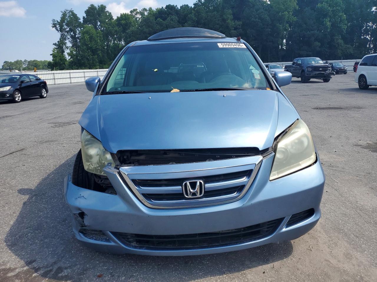 2006 Honda Odyssey Exl Blue vin: 5FNRL38776B080313
