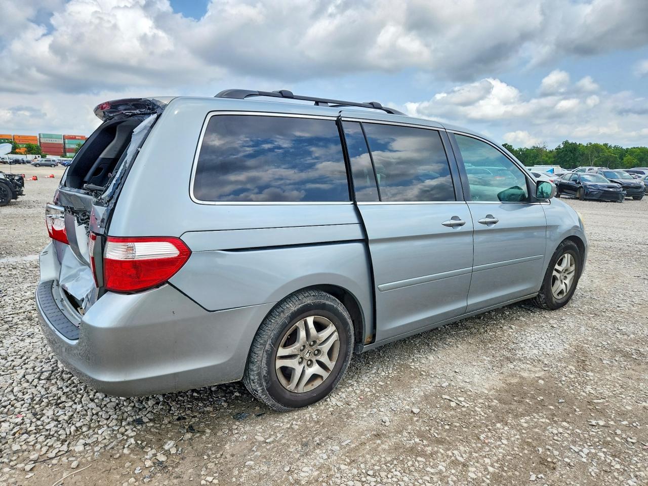 2006 Honda Odyssey Exl Silver vin: 5FNRL38776B096172