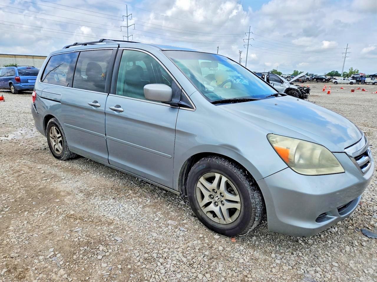 2006 Honda Odyssey Exl Silver vin: 5FNRL38776B096172