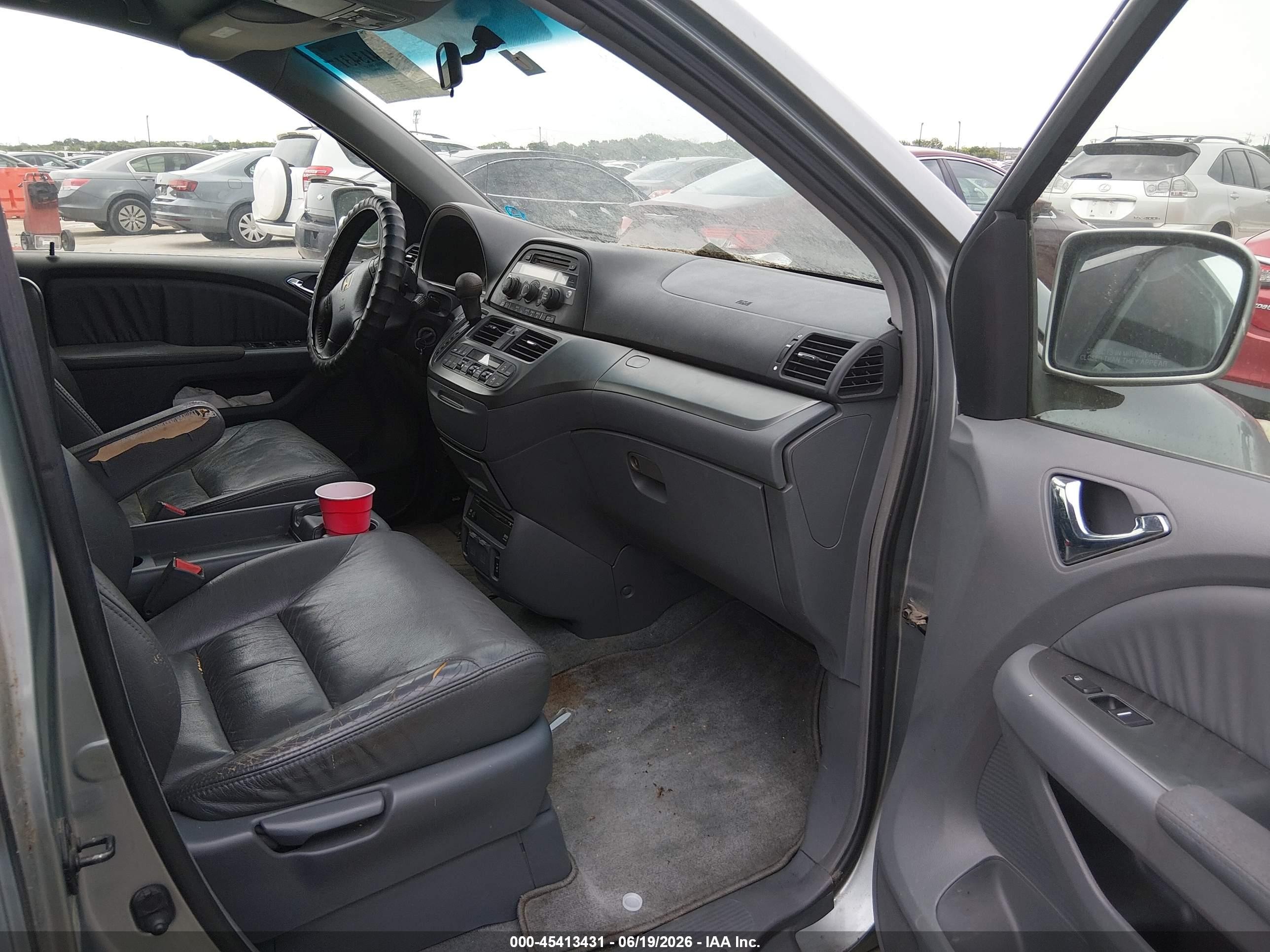 2006 Honda Odyssey Ex-l Blue vin: 5FNRL38776B110779