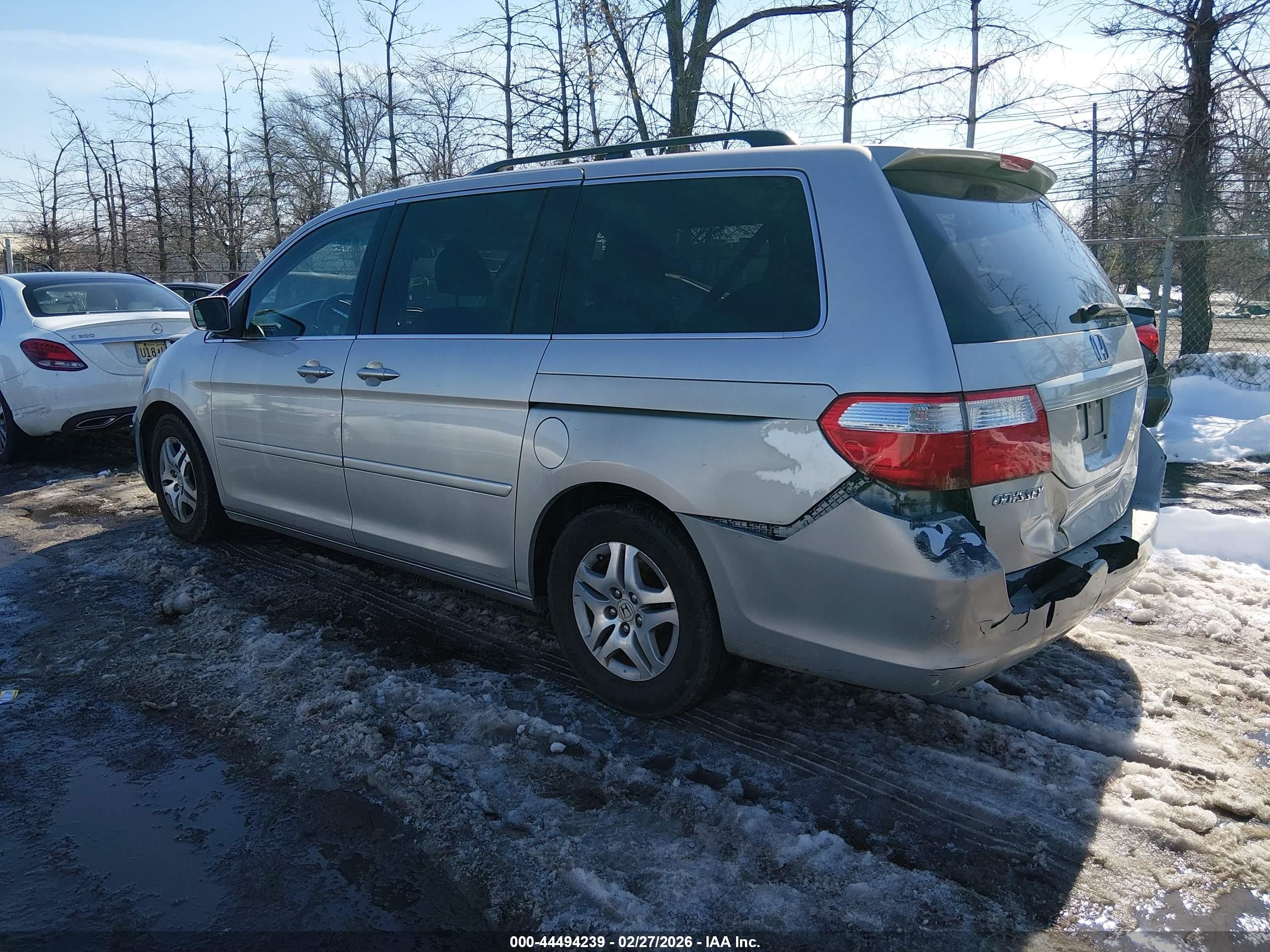 2006 Honda Odyssey Ex-l Silver vin: 5FNRL38776B436002