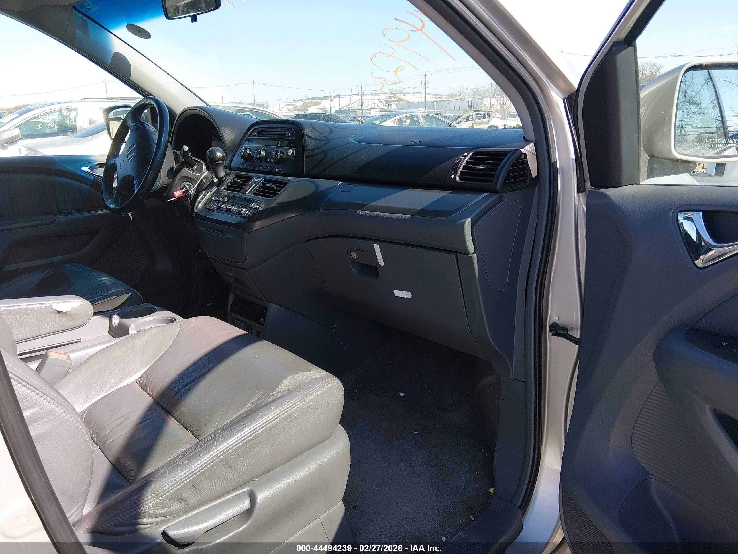 2006 Honda Odyssey Ex-l Silver vin: 5FNRL38776B436002