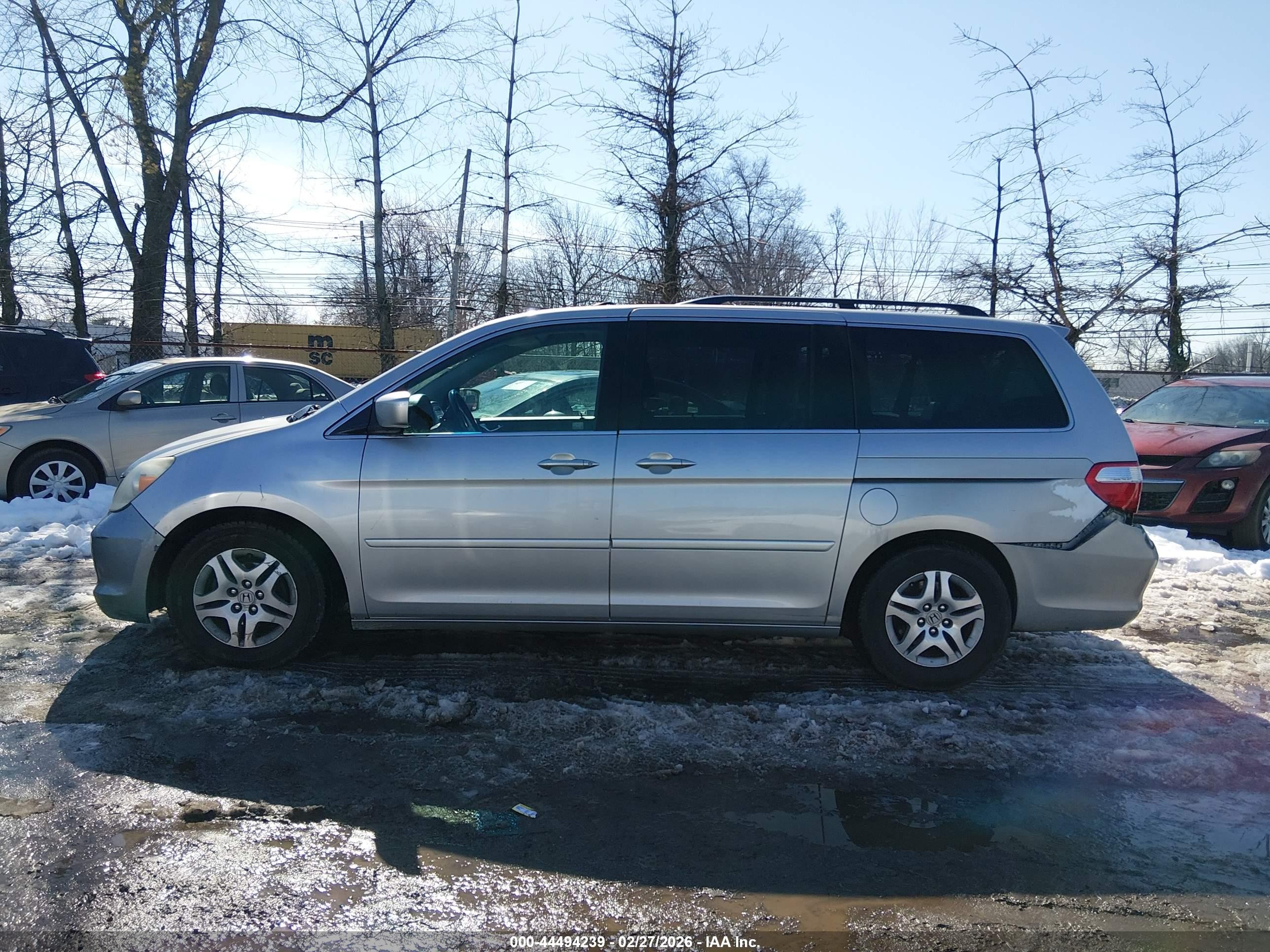 2006 Honda Odyssey Ex-l Silver vin: 5FNRL38776B436002