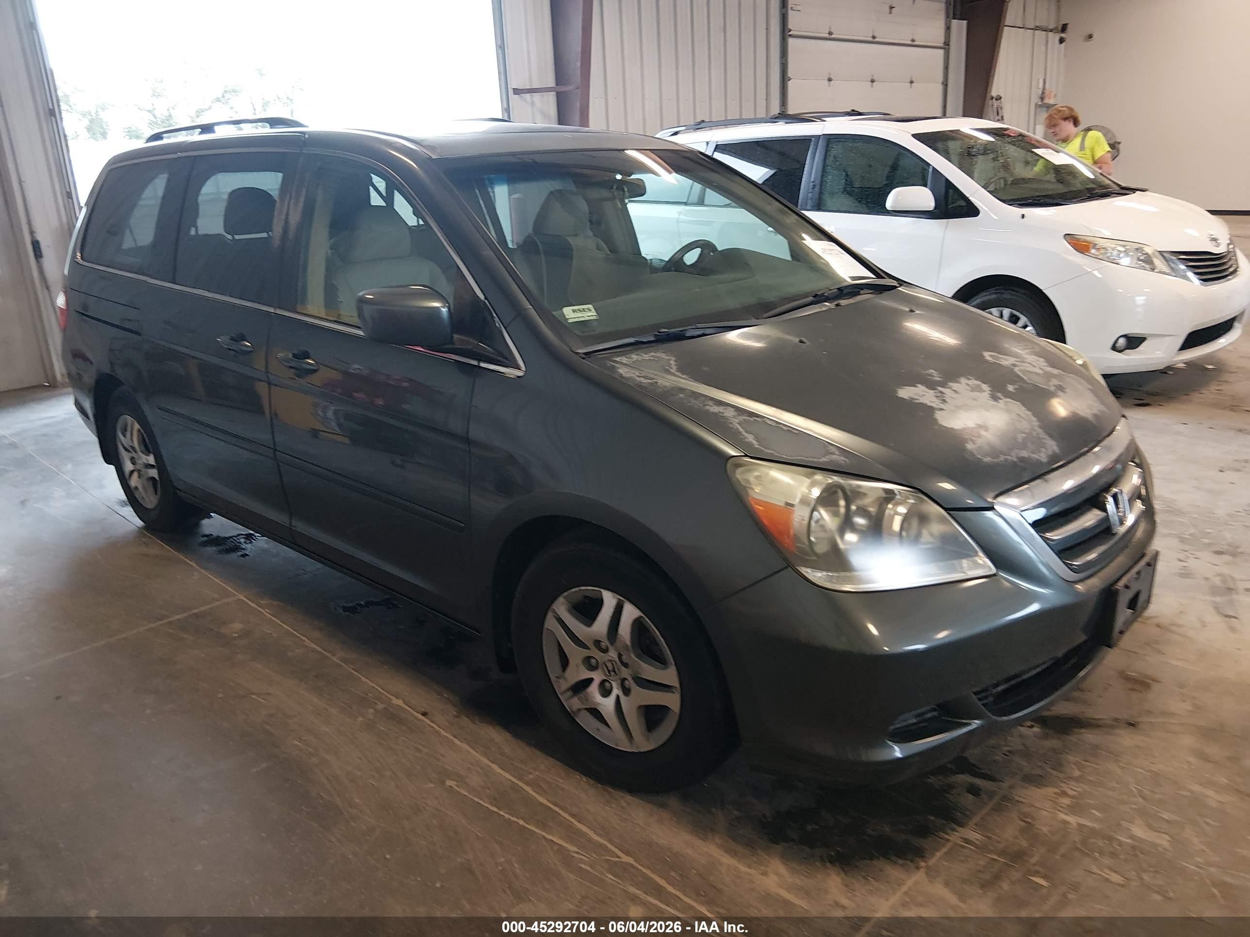 2006 Honda Odyssey Ex-l Gray vin: 5FNRL38776B446805